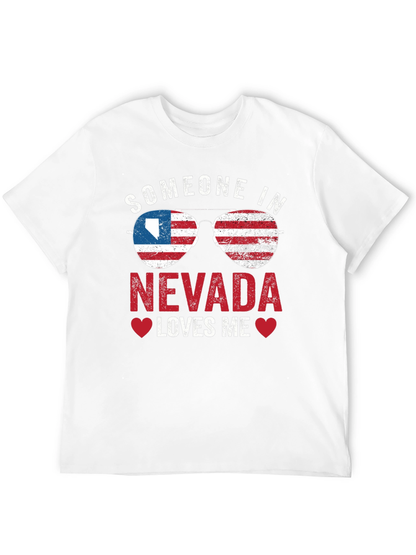 Black Nevada Loves Me Graphic T-Shirt view 12