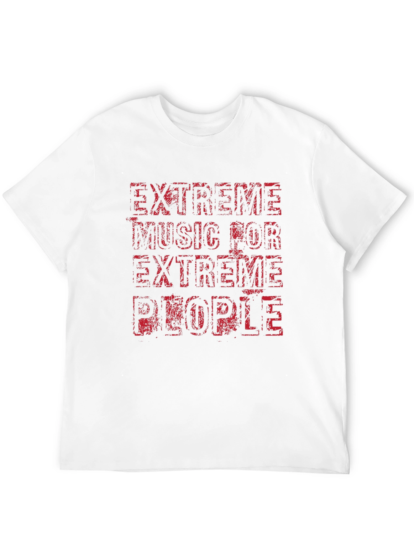 Black Extreme Music for Extreme People Black T-Shirt view 12