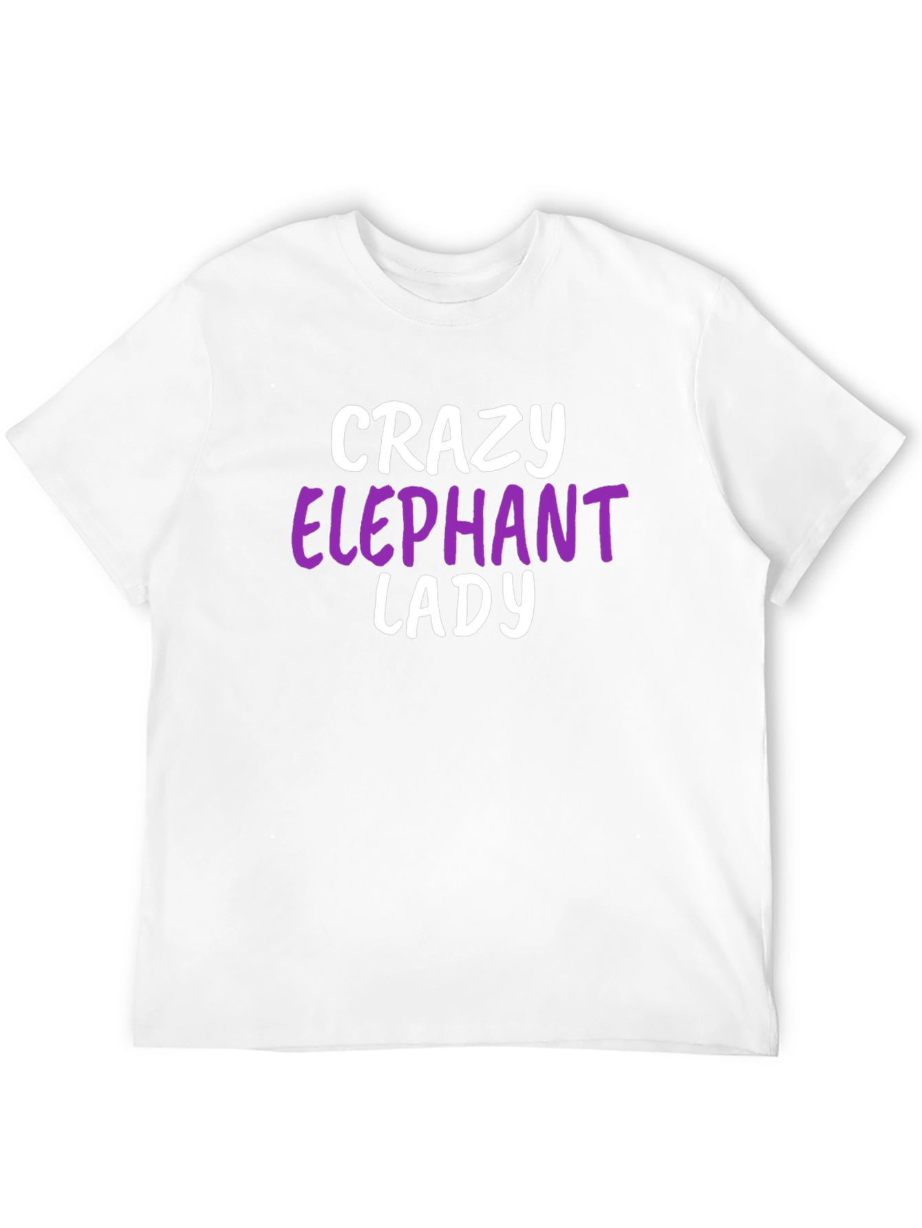 Black Crazy Elephant Lady T-Shirt - Animal Lover Tee view 12