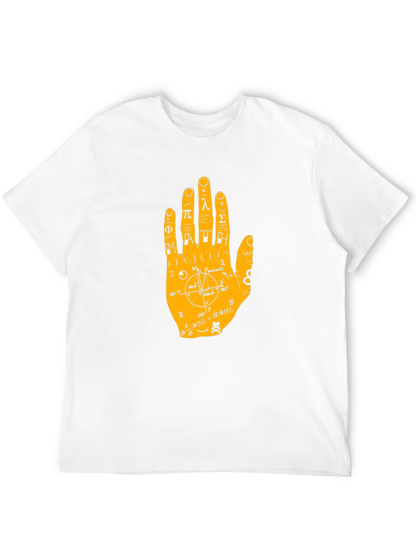 Black Math Hand Graphic Tee - Black view 12