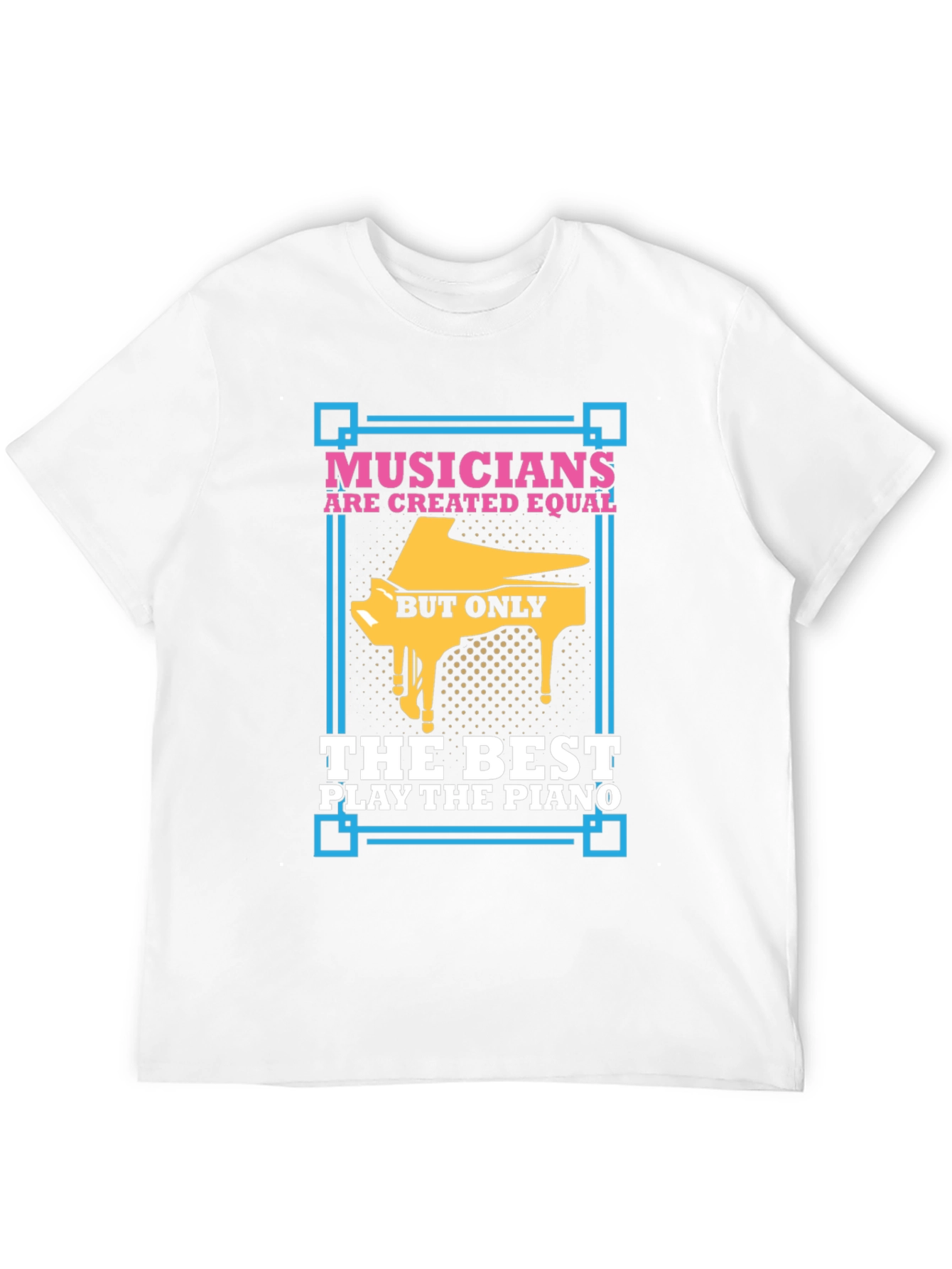 Black Musician's Piano T-Shirt view 12
