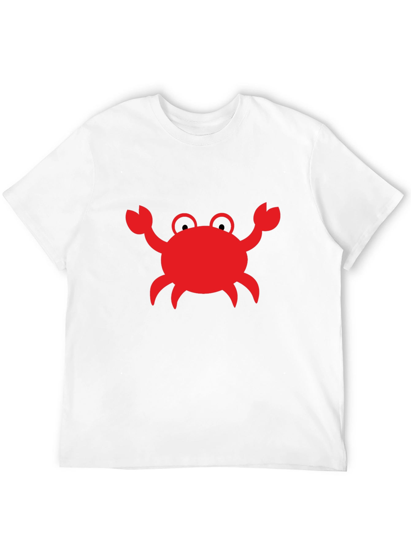 Black Crab Graphic T-Shirt - Black Cotton Tee view 12
