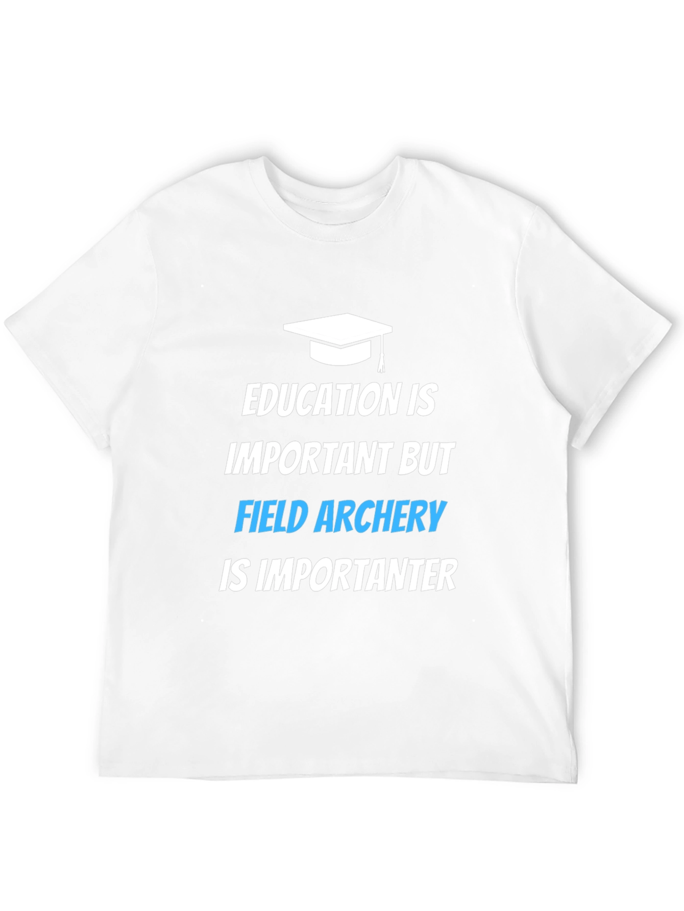 Black Field Archery T-Shirt: Education Is Important view 12