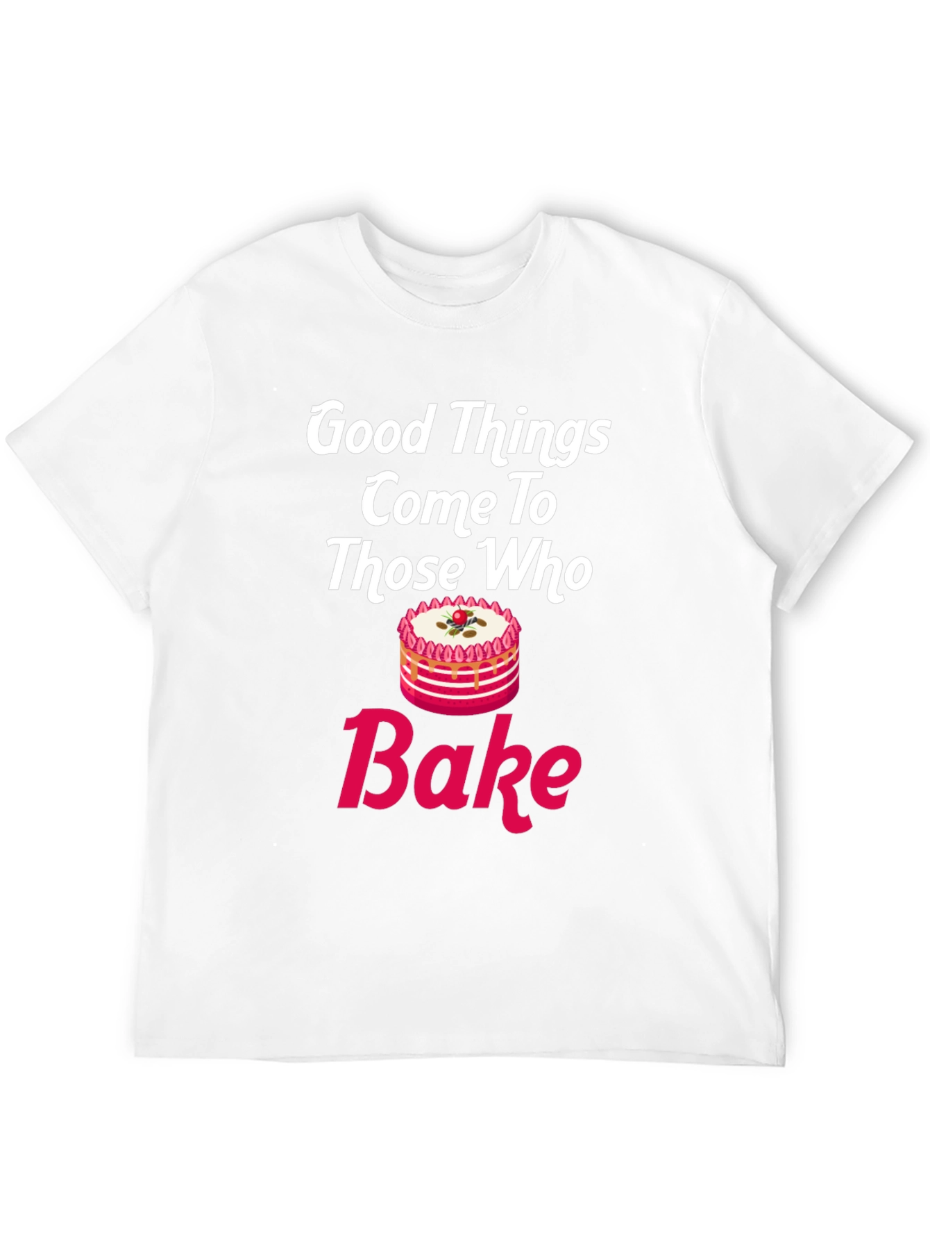 Black Good Things Come To Those Who Bake T-Shirt view 12