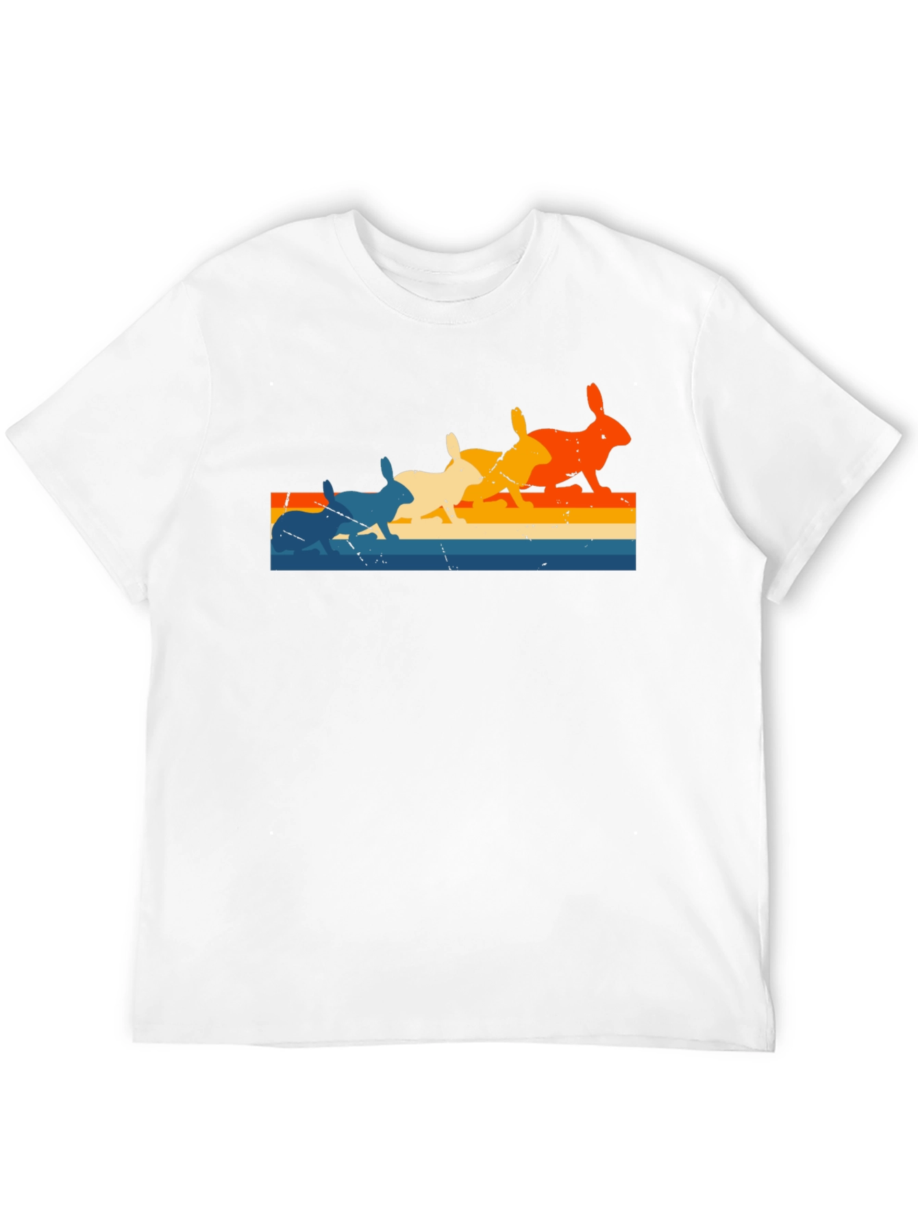 Retro Rabbit Stripe T-Shirt - 12