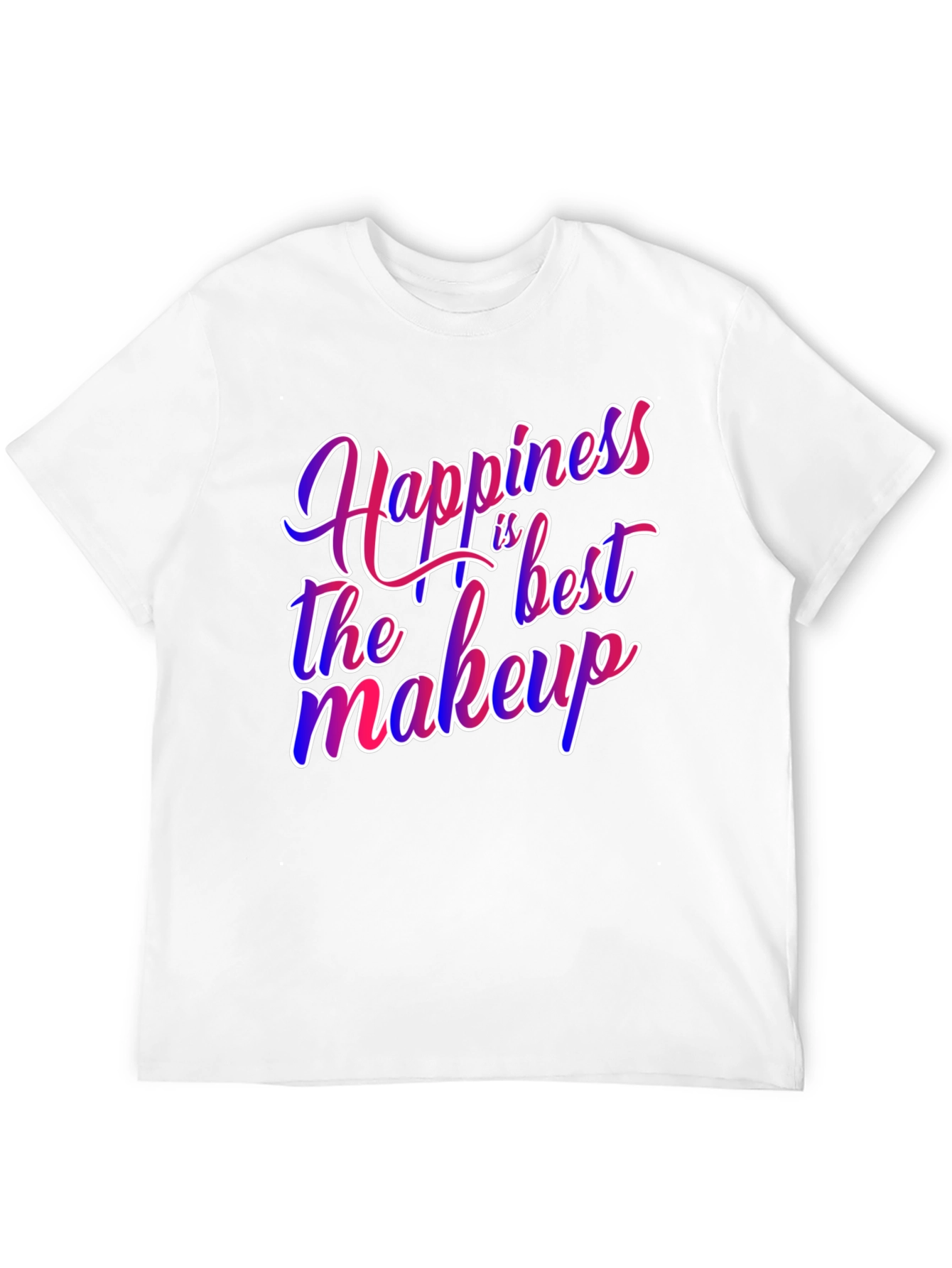 Black Happiness is the Best Makeup Graphic Tee view 12