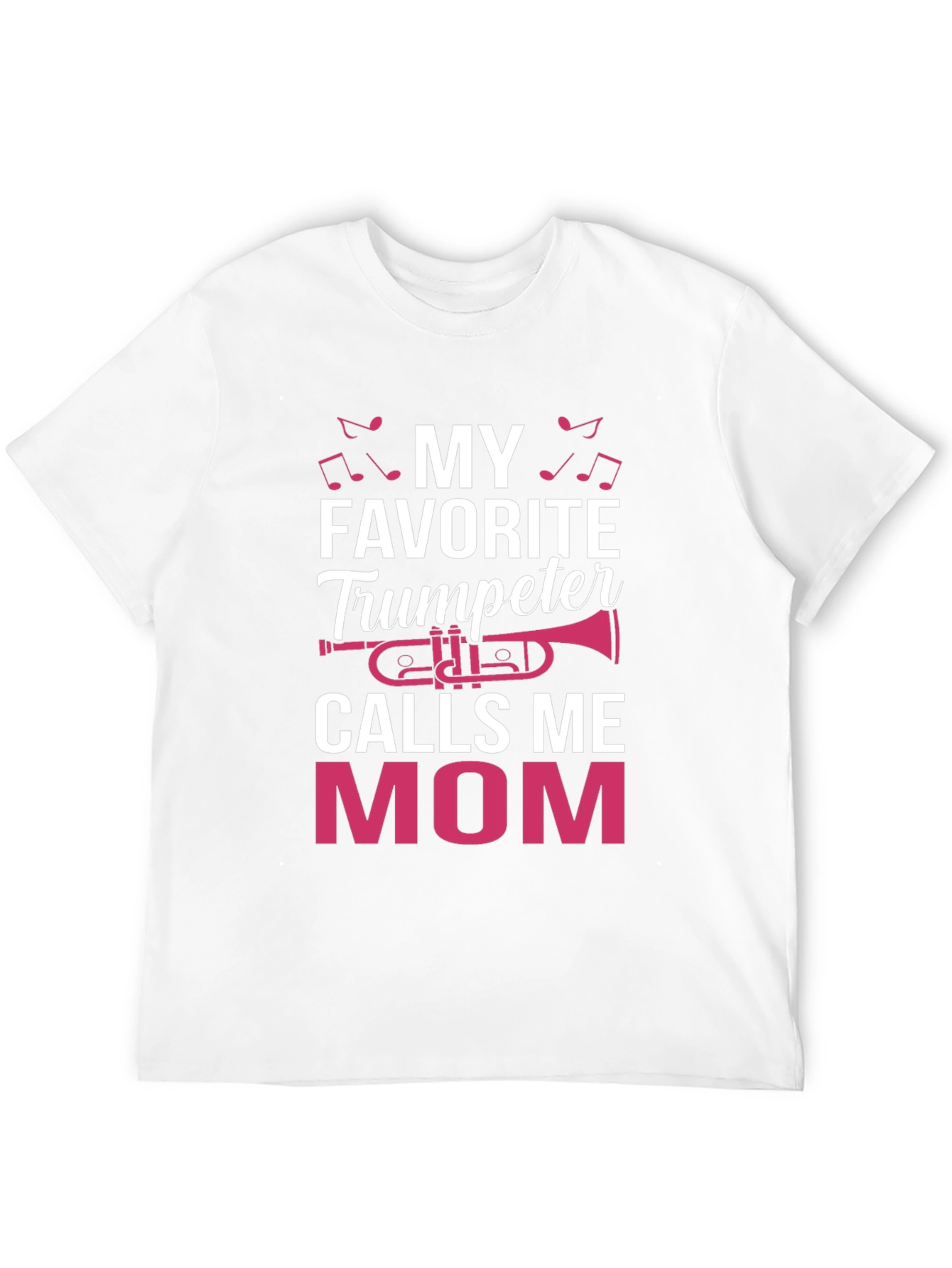 Black My Favorite Trumpeter Calls Me Mom T-Shirt view 12