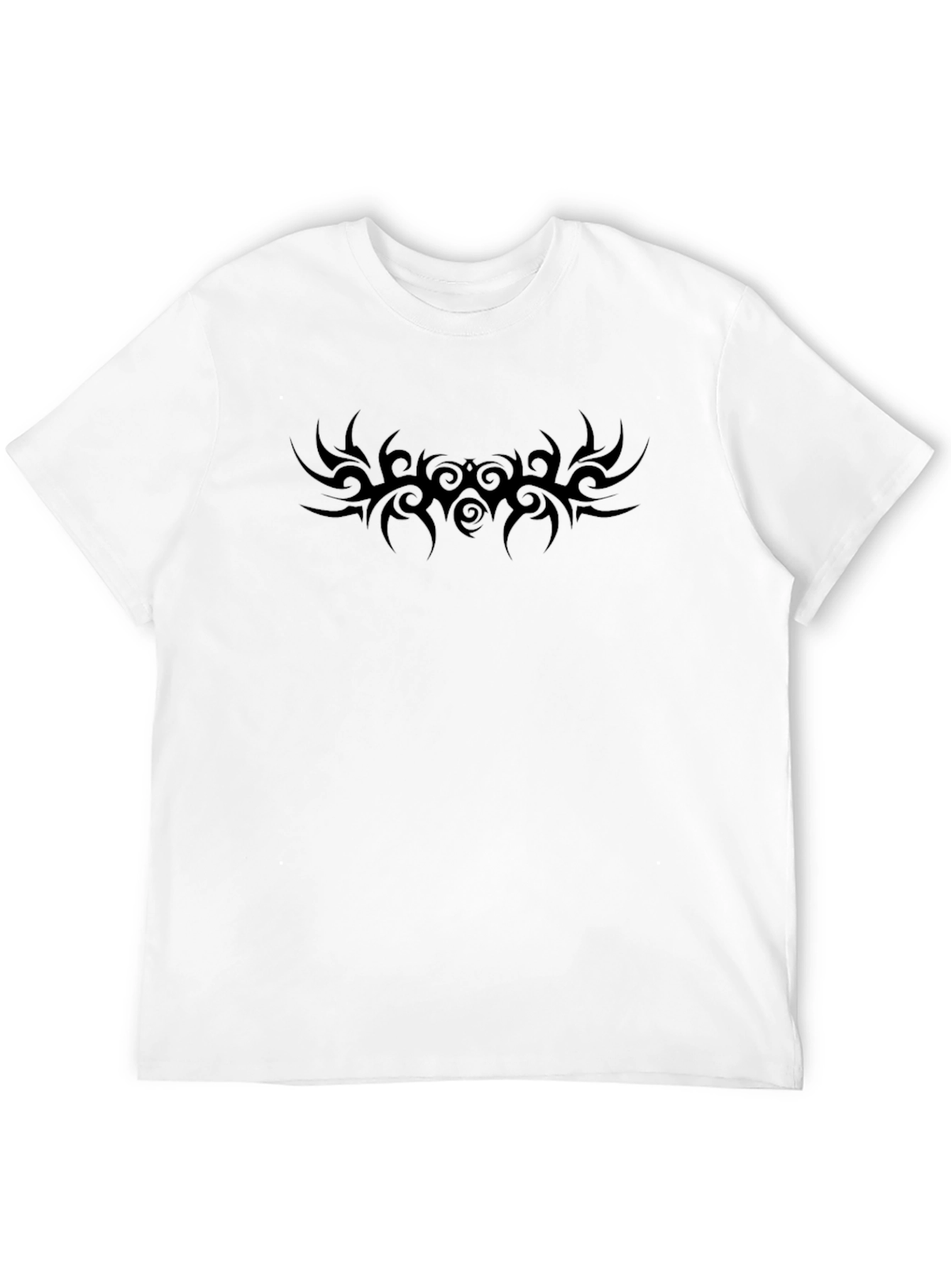 Black Tribal Tattoo Graphic Black Tee view 12
