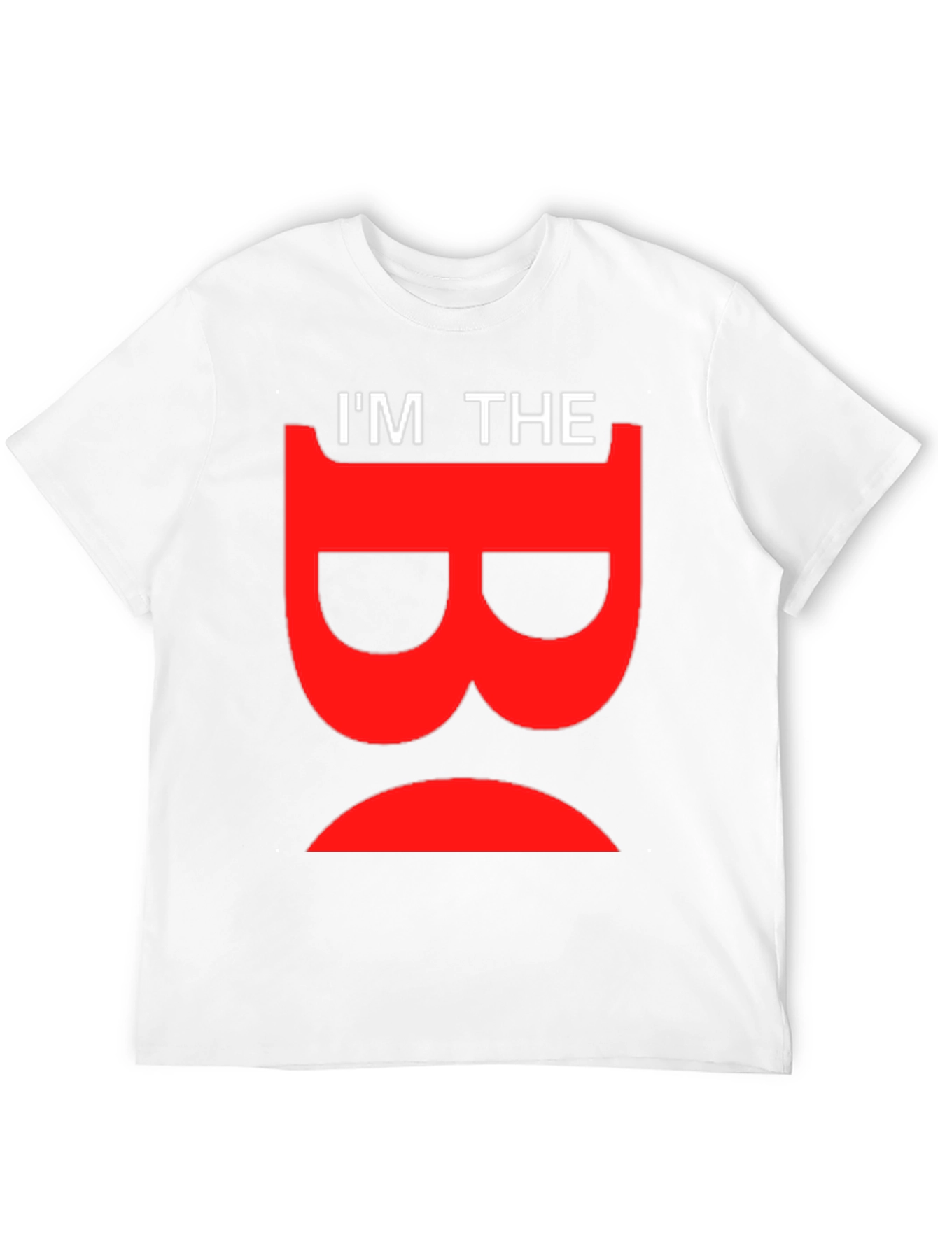 Black I'm The B Black T-Shirt Funny Letter Graphic Tee view 12