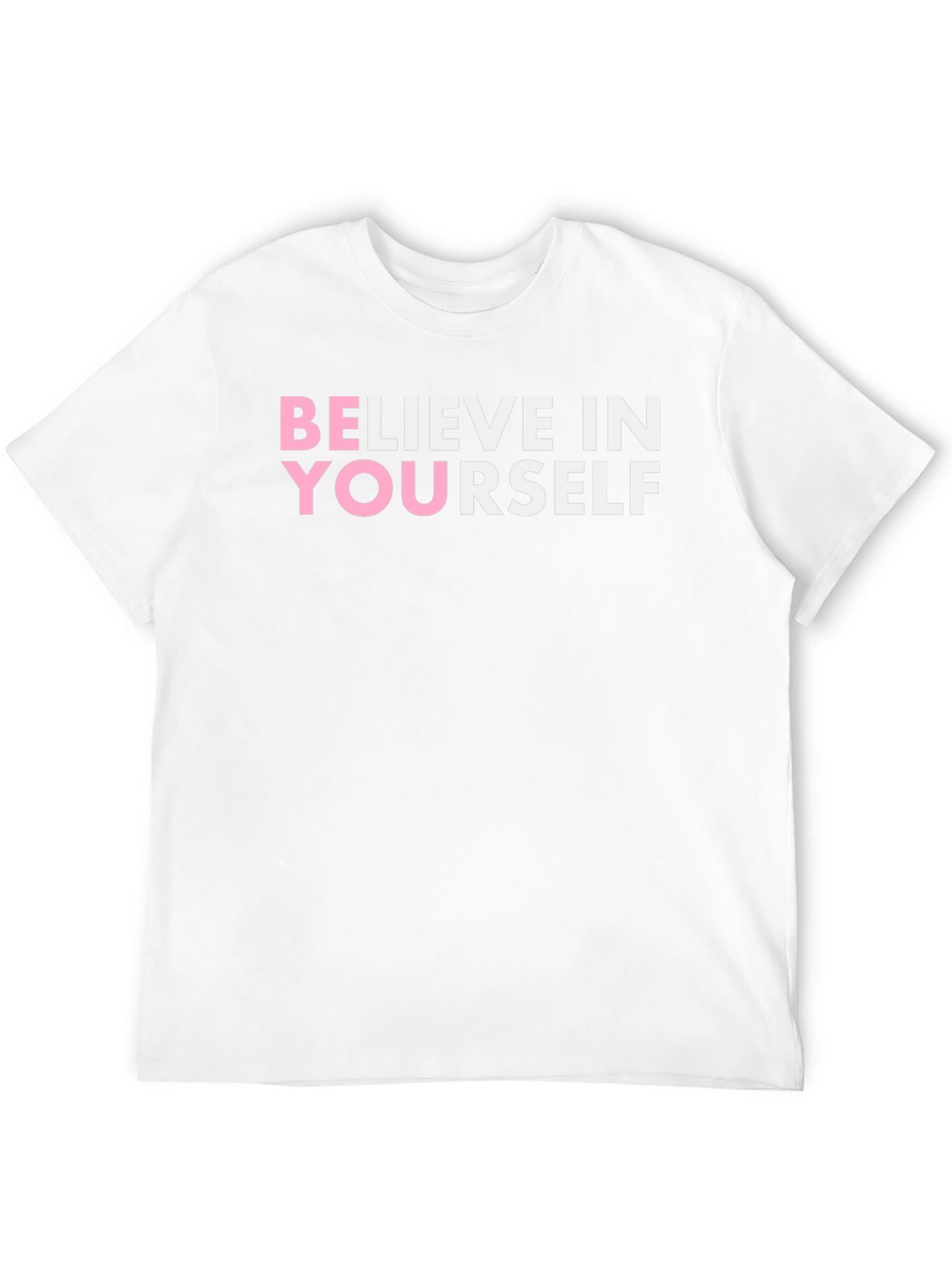 Black Believe In Yourself Black T-Shirt view 12