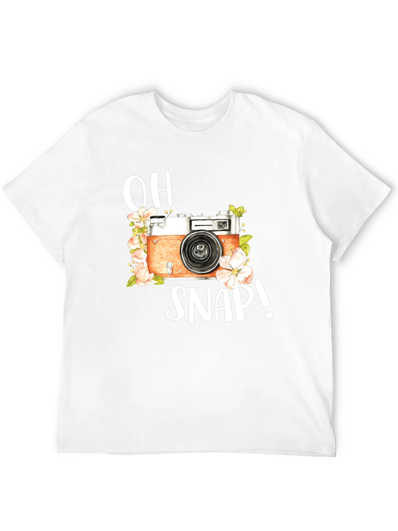 Black Retro Camera Graphic T-Shirt - Oh Snap! view 12