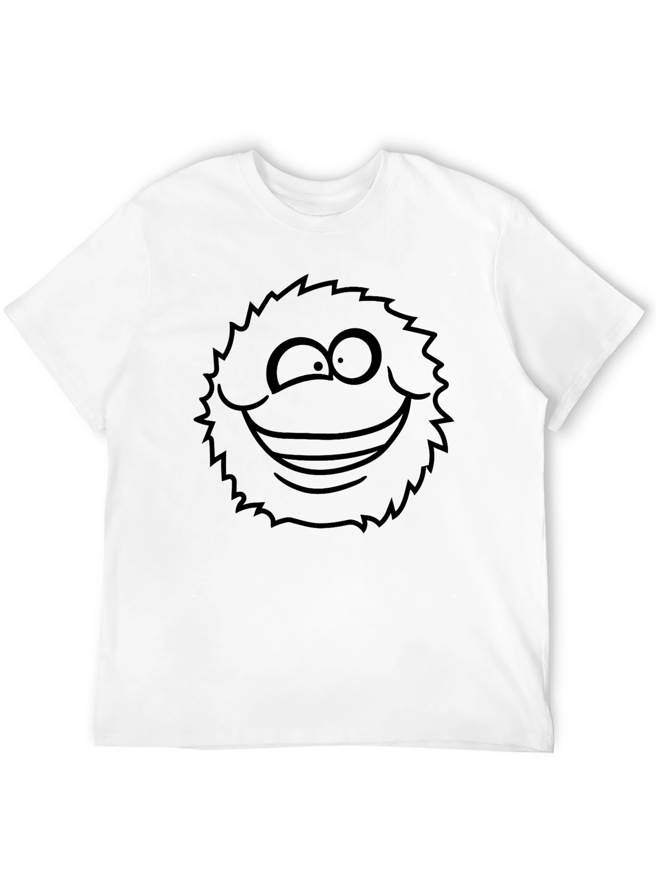 Black Winking Smiley Face Graphic Tee - Soft Black T-Shirt view 12