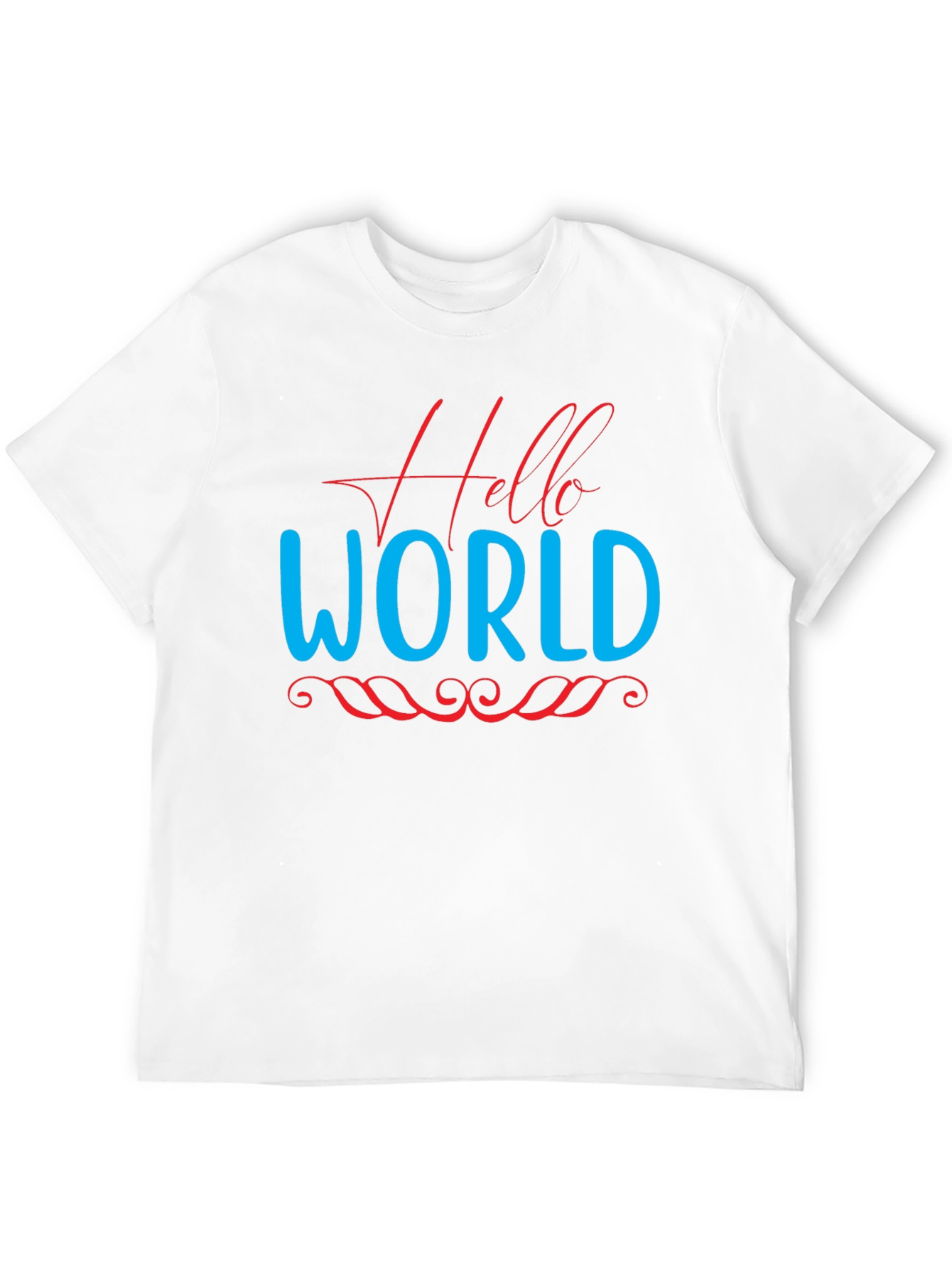 Black Hello World Graphic Tee - Black view 12