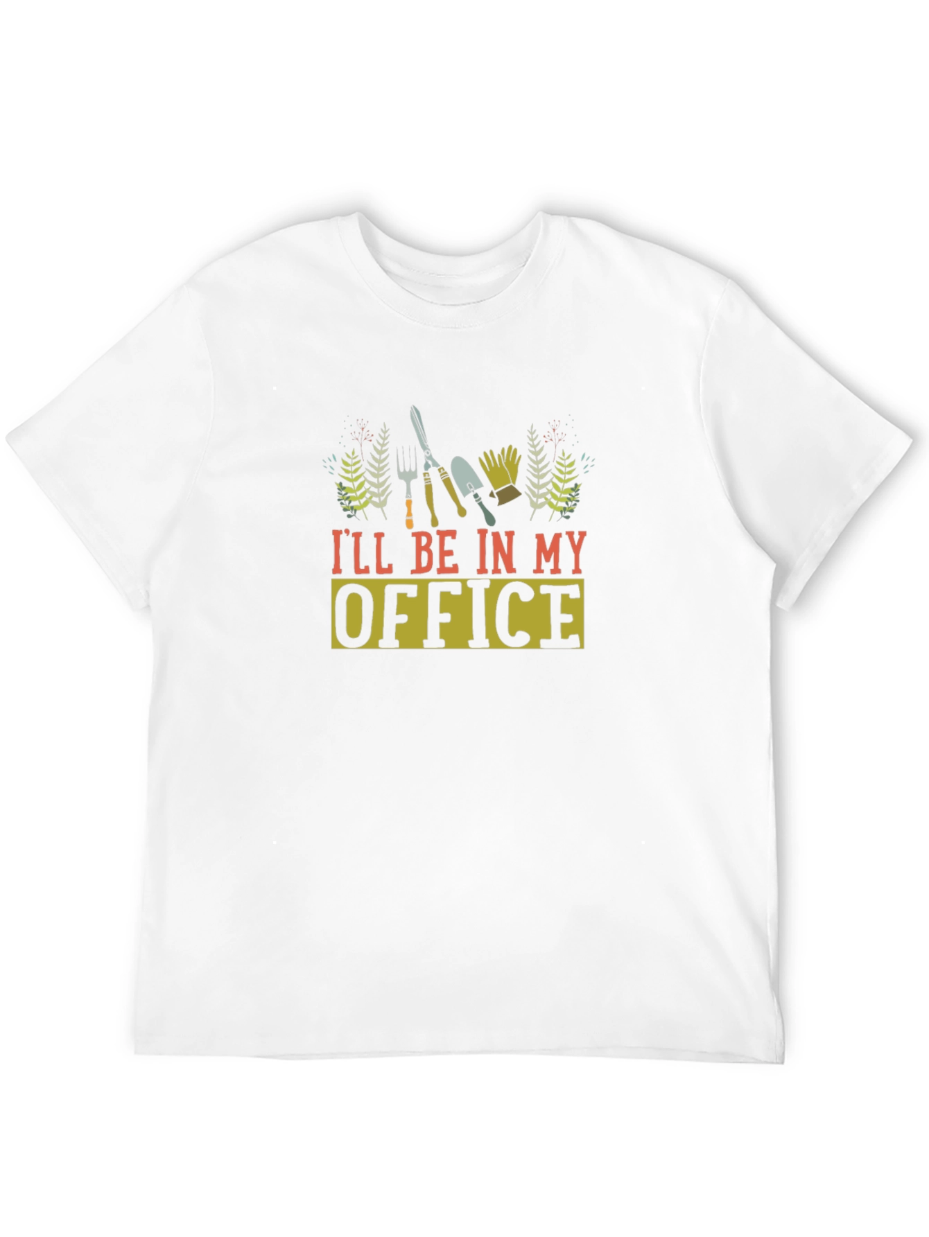 Black Gardening T-Shirt - I'll Be In My Office view 12