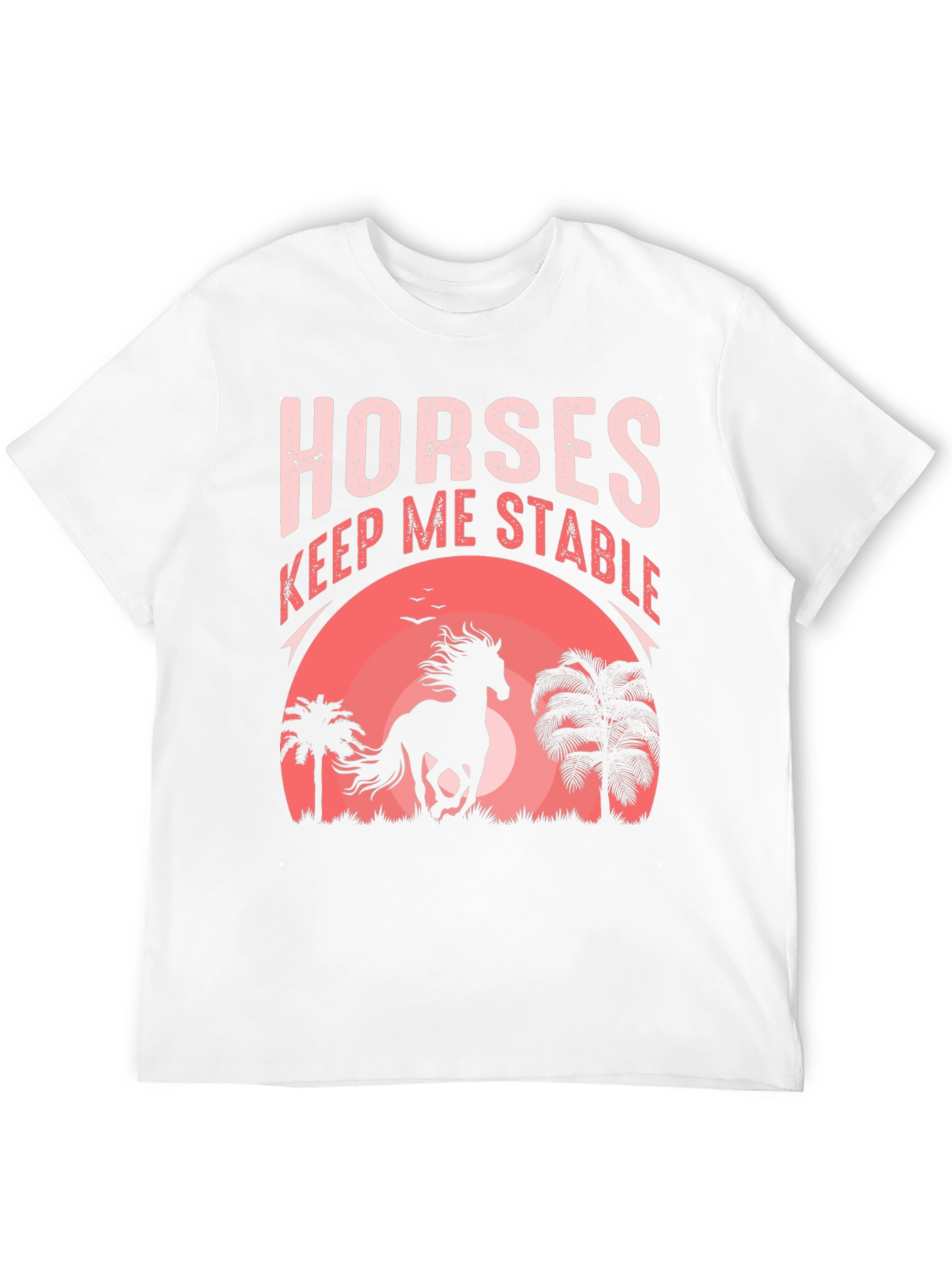 Black Horses Keep Me Stable Graphic Tee view 12