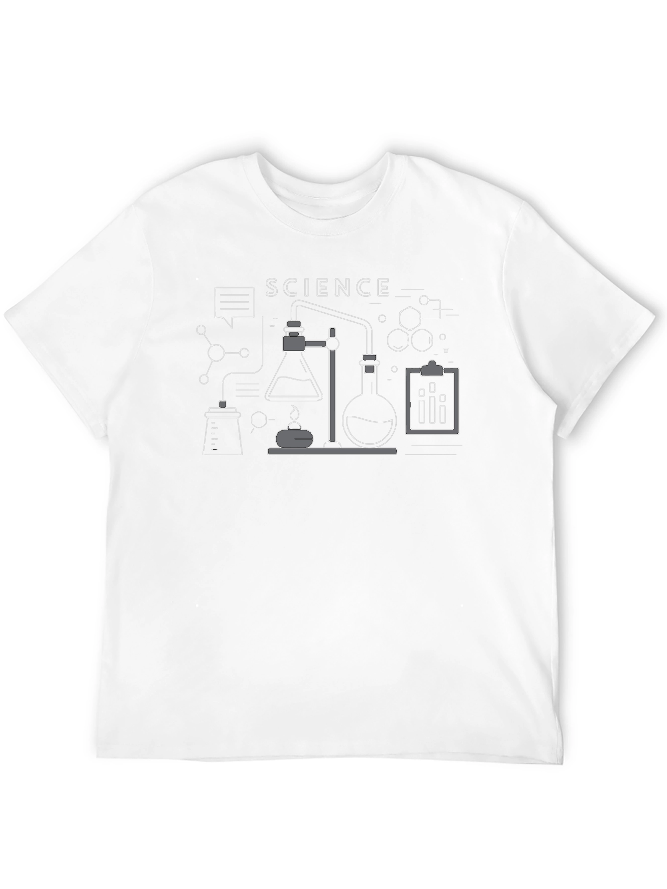 Black Science Graphic T-Shirt - Black view 12
