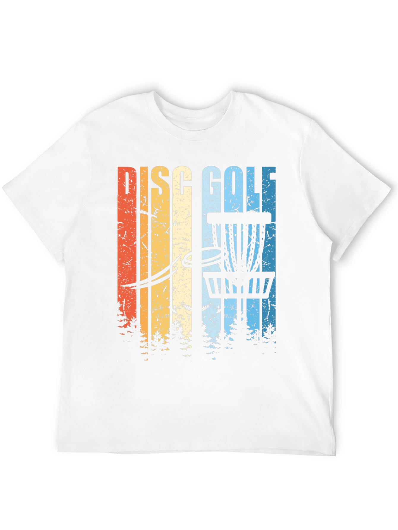 Black Retro Disc Golf T-Shirt view 12