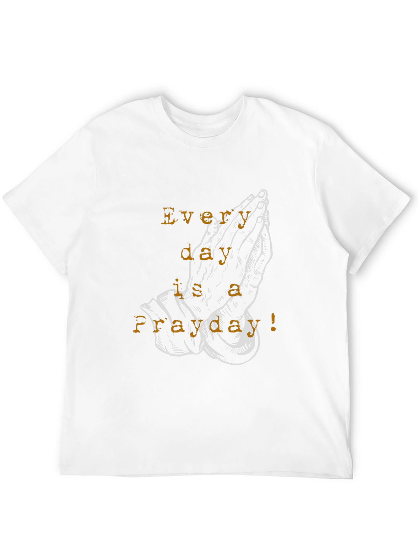 Black Every Day is a Prayday T-Shirt - Black Cotton Blend view 12