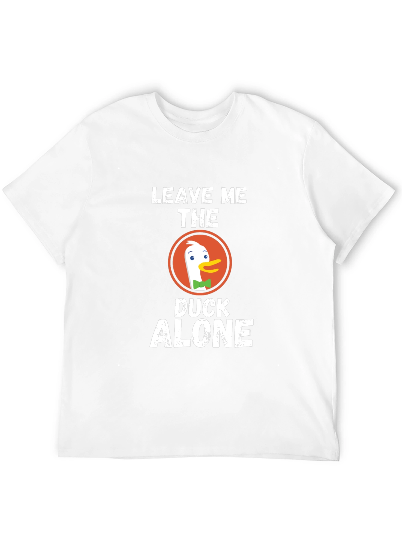 Black Leave Me The Duck Alone T-Shirt, Funny Duck Tee view 12