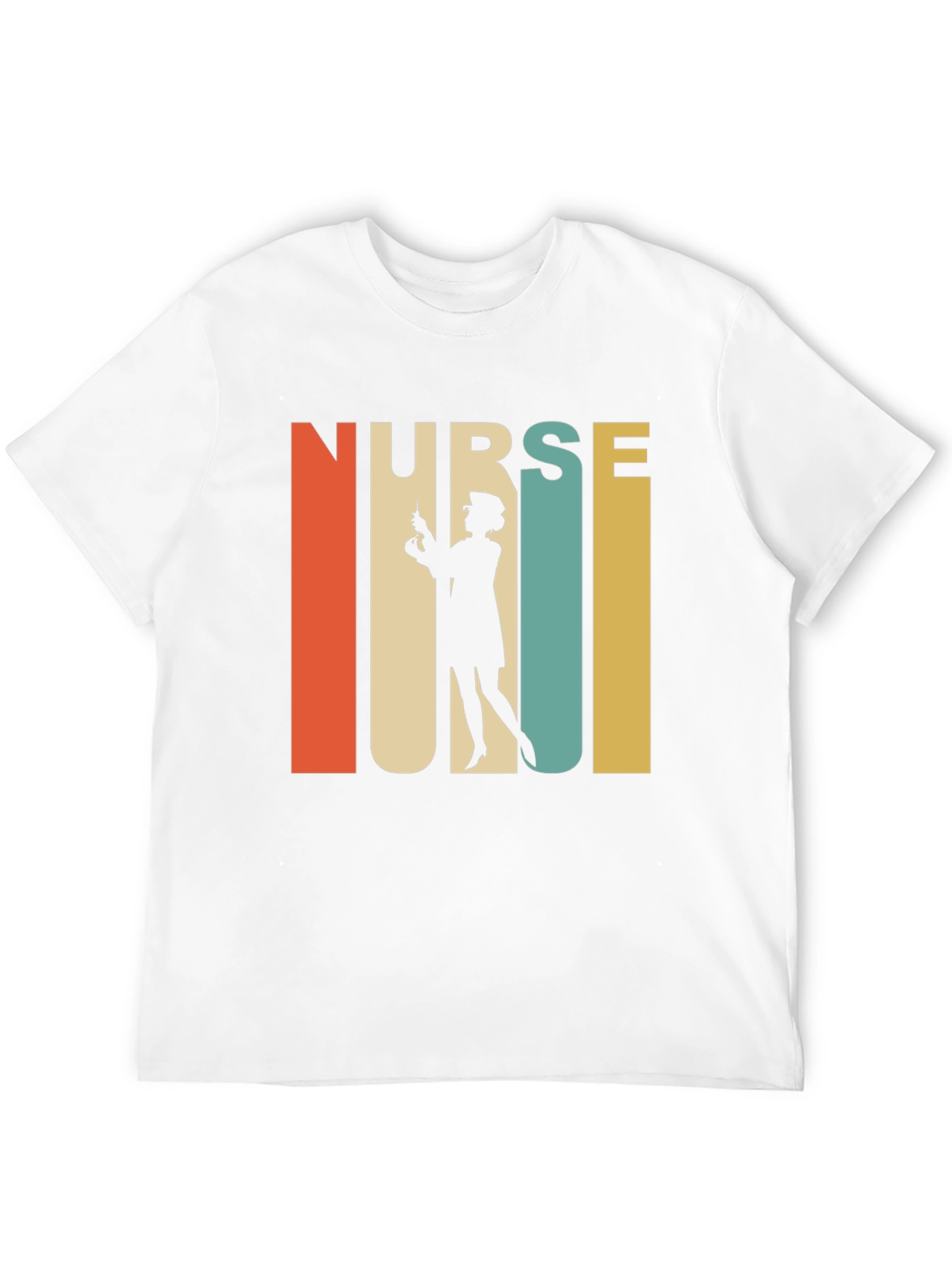 Black Retro Nurse Graphic T-Shirt - Vintage Style Tee view 12