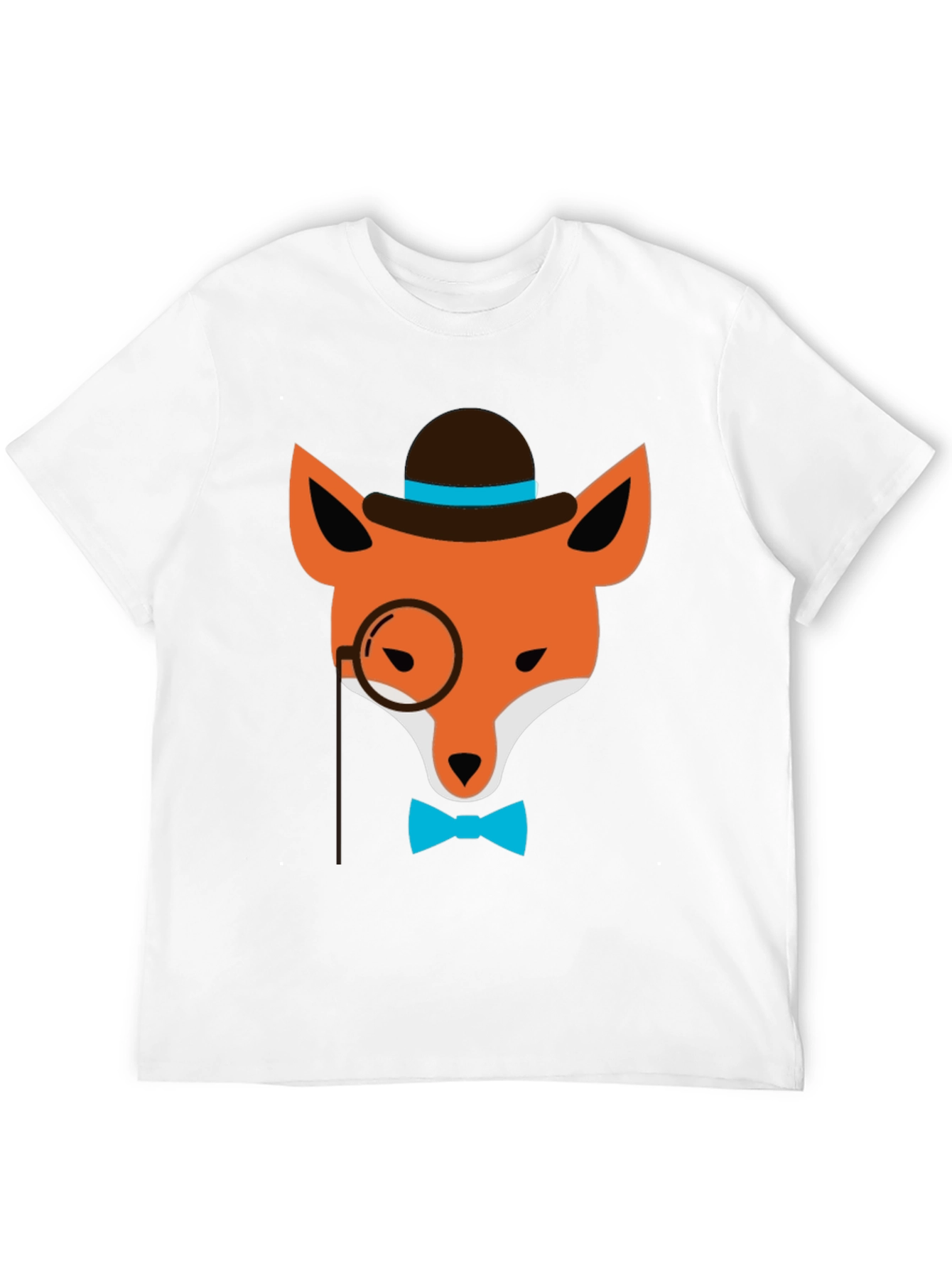 Black Dapper Fox Graphic Tee - Stylish Animal Print view 12