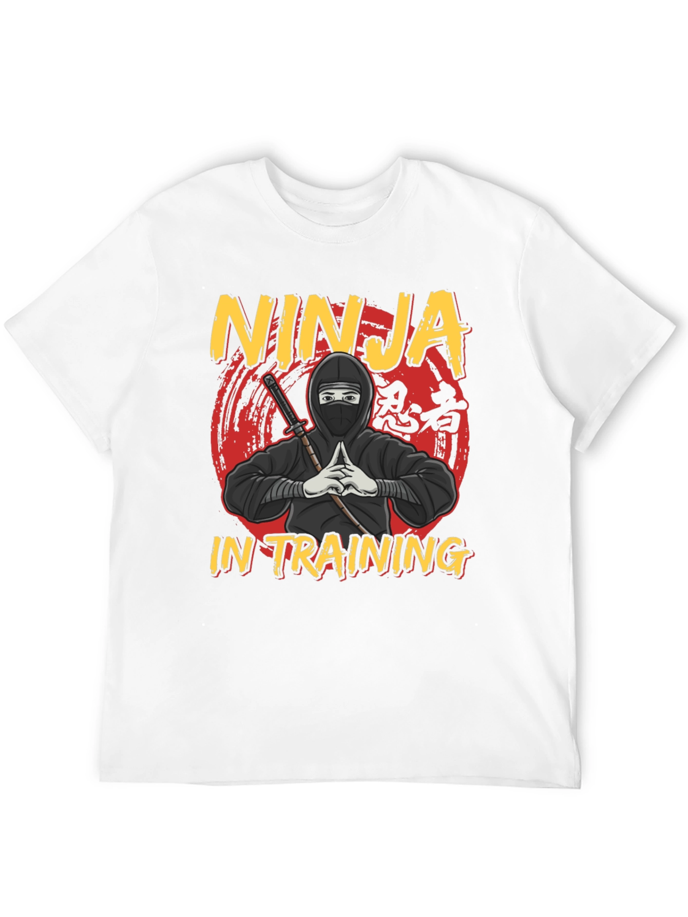 Black Ninja In Training Graphic T-Shirt view 12