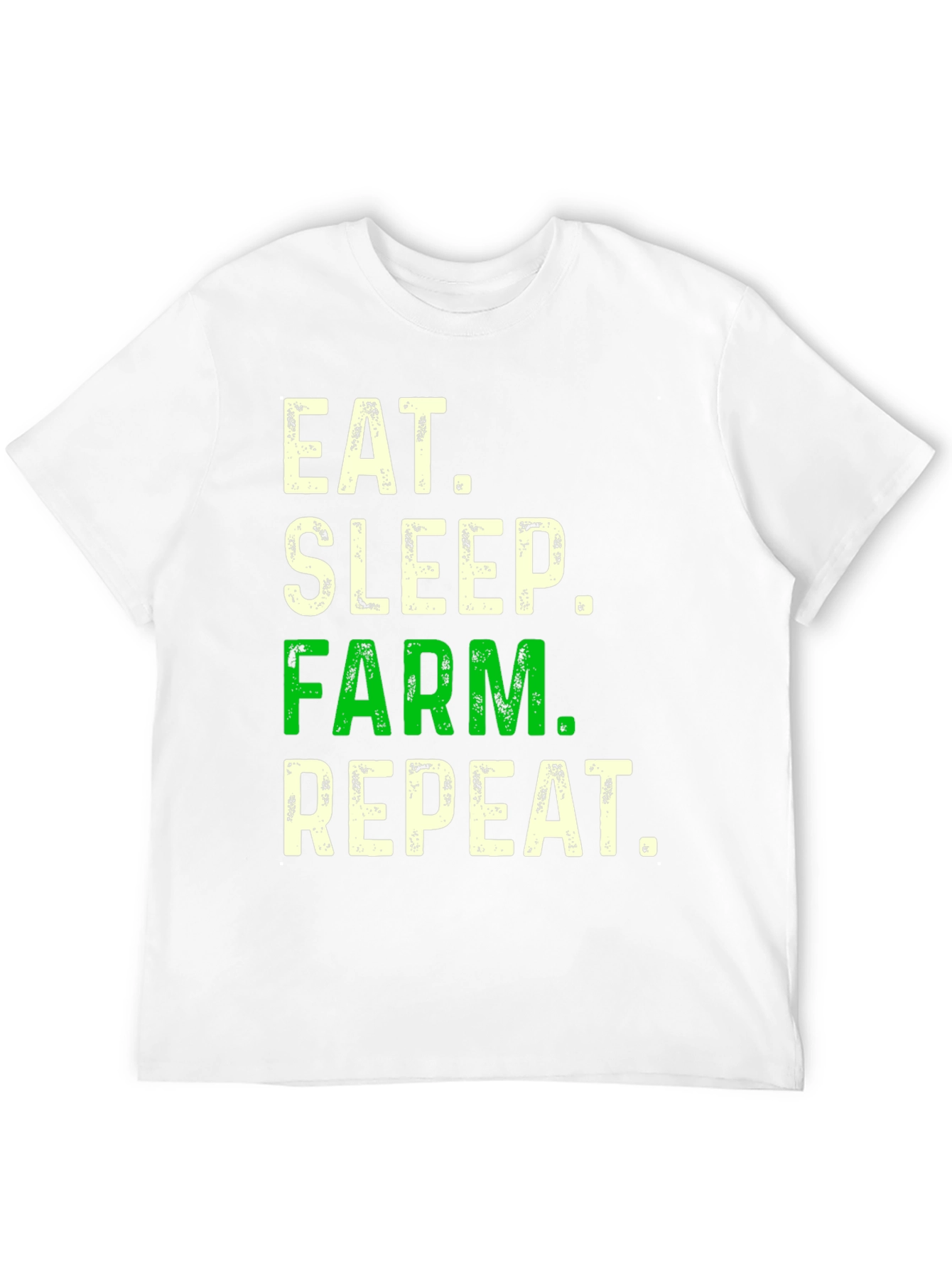 Black Eat Sleep Farm Repeat Graphic Tee view 12