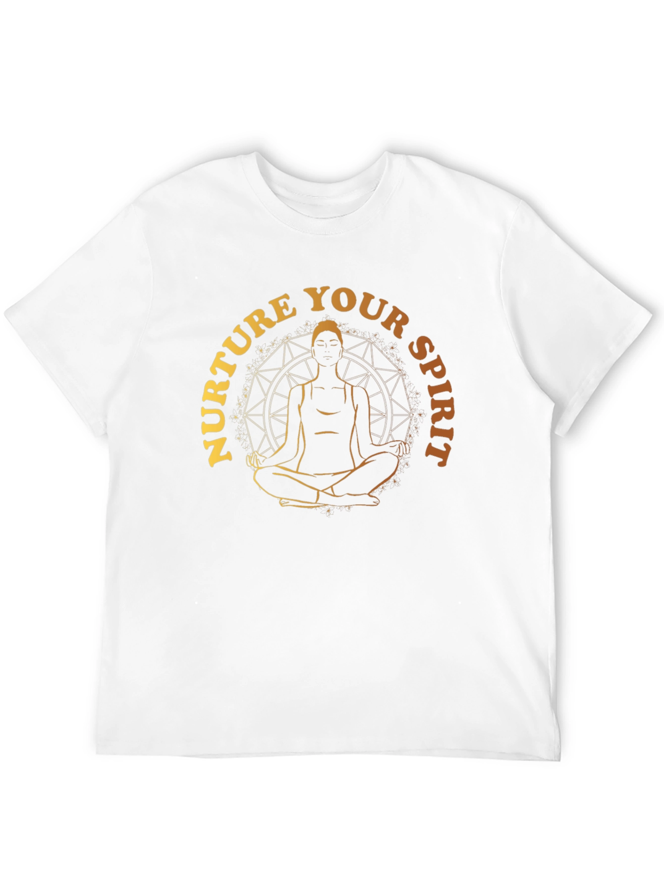 Black Nurture Your Spirit Graphic T-Shirt - Black view 12