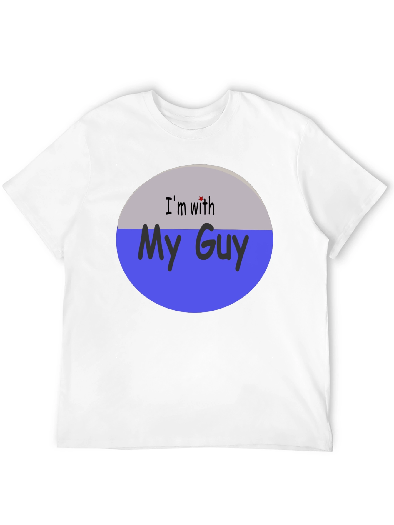 Black I'm With My Guy Graphic T-Shirt view 12