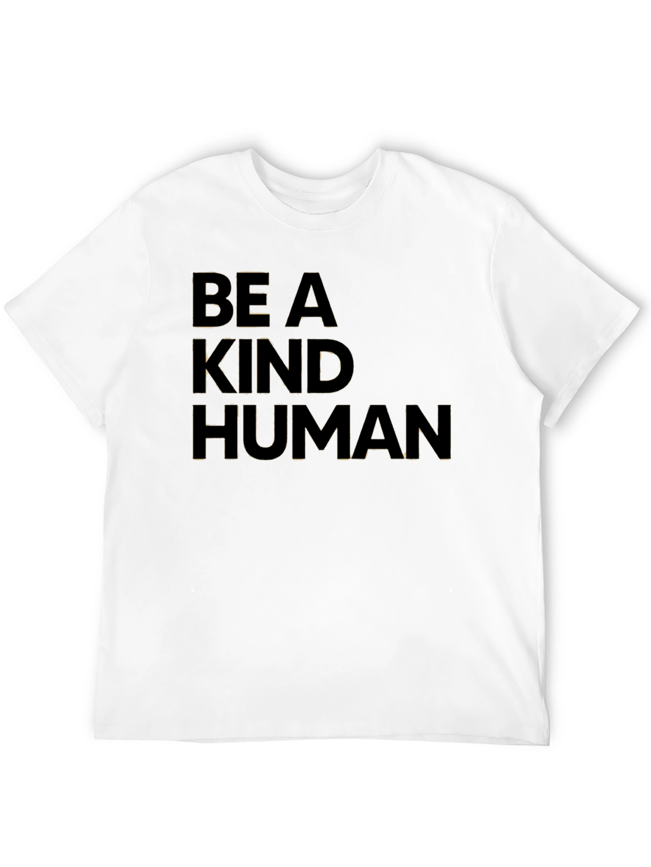 Black Be A Kind Human T-Shirt - Stylish Statement Tee view 12