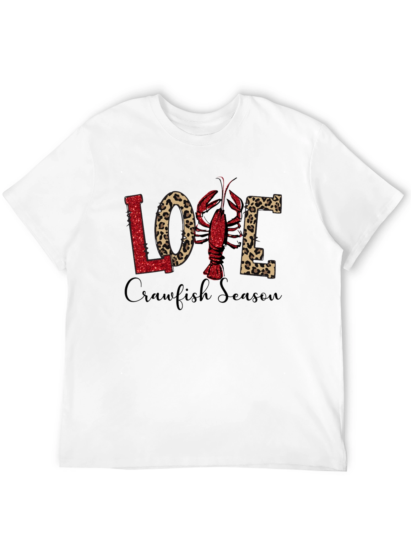 Black Crawfish Season Love Graphic Tee view 12