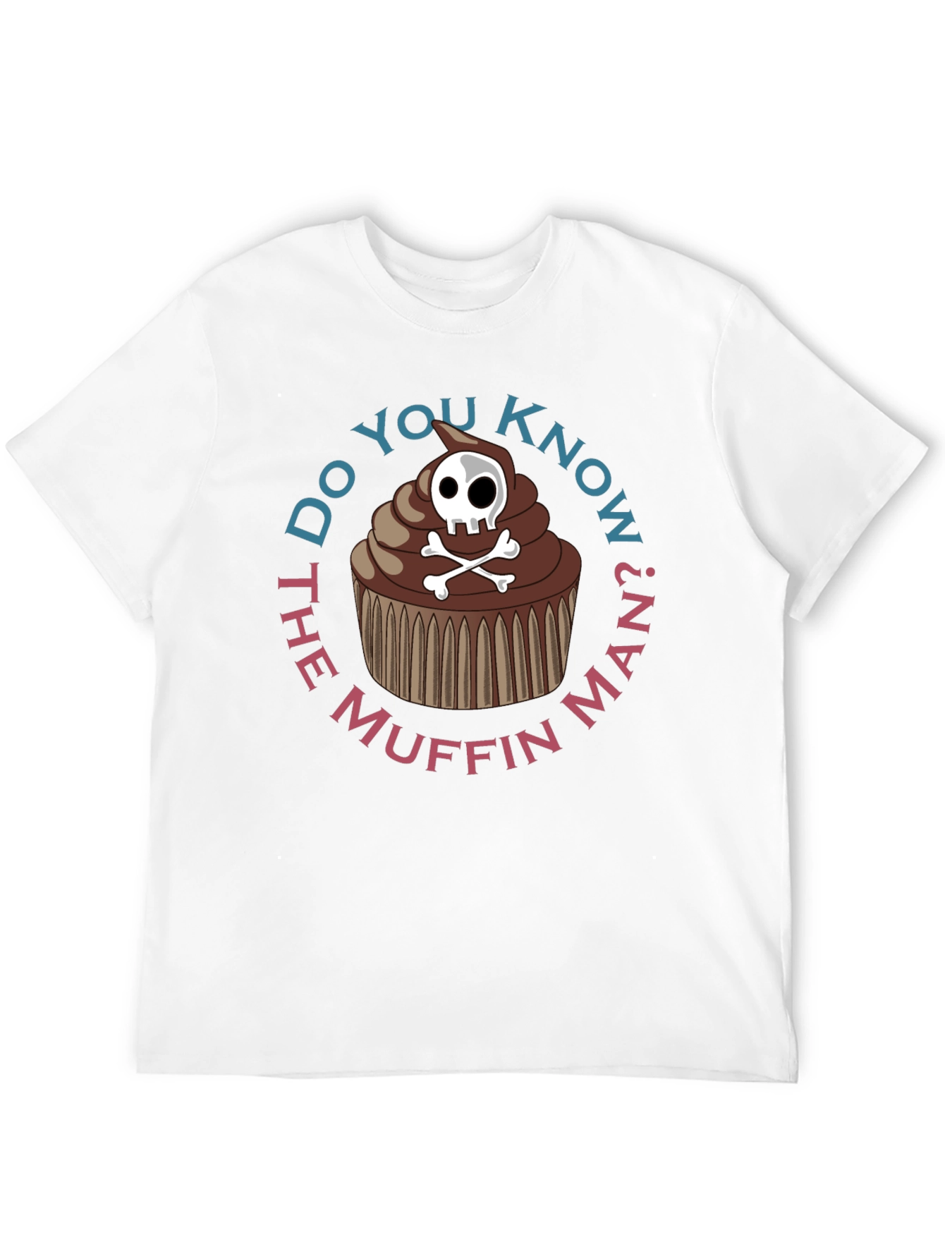 Black Do You Know the Muffin Man? Graphic Tee view 12