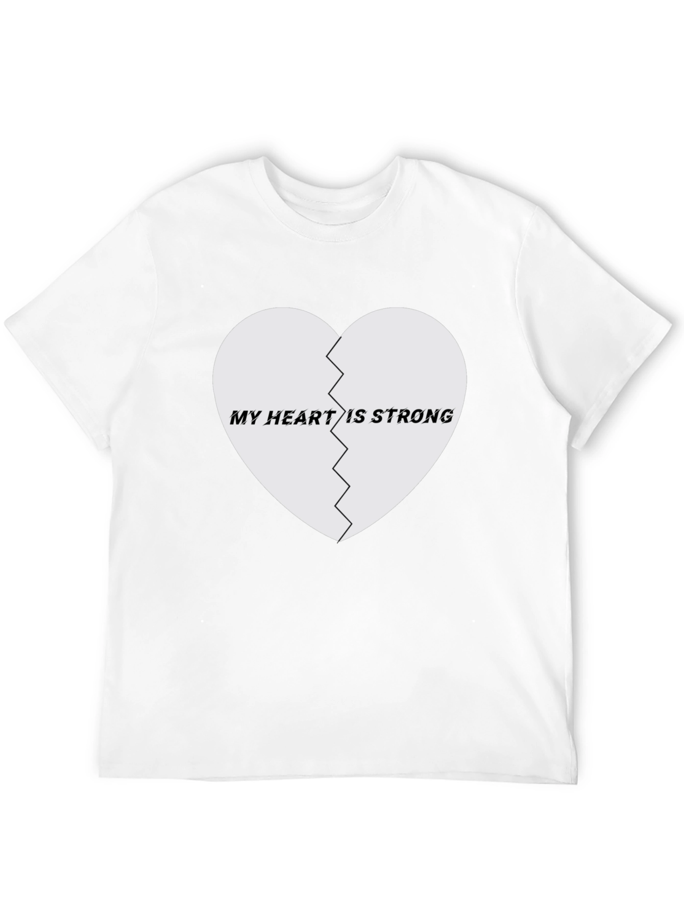 Black My Heart Is Strong Graphic Tee - Black view 12
