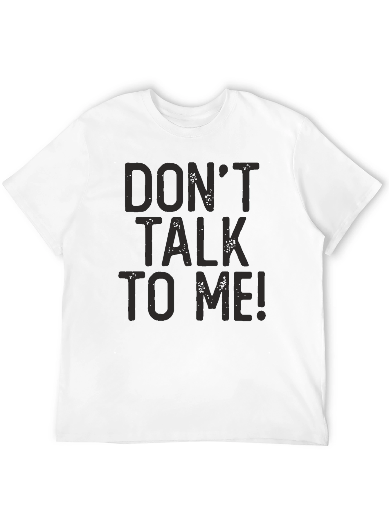 Black Don't Talk To Me! Graphic Print Tee view 12