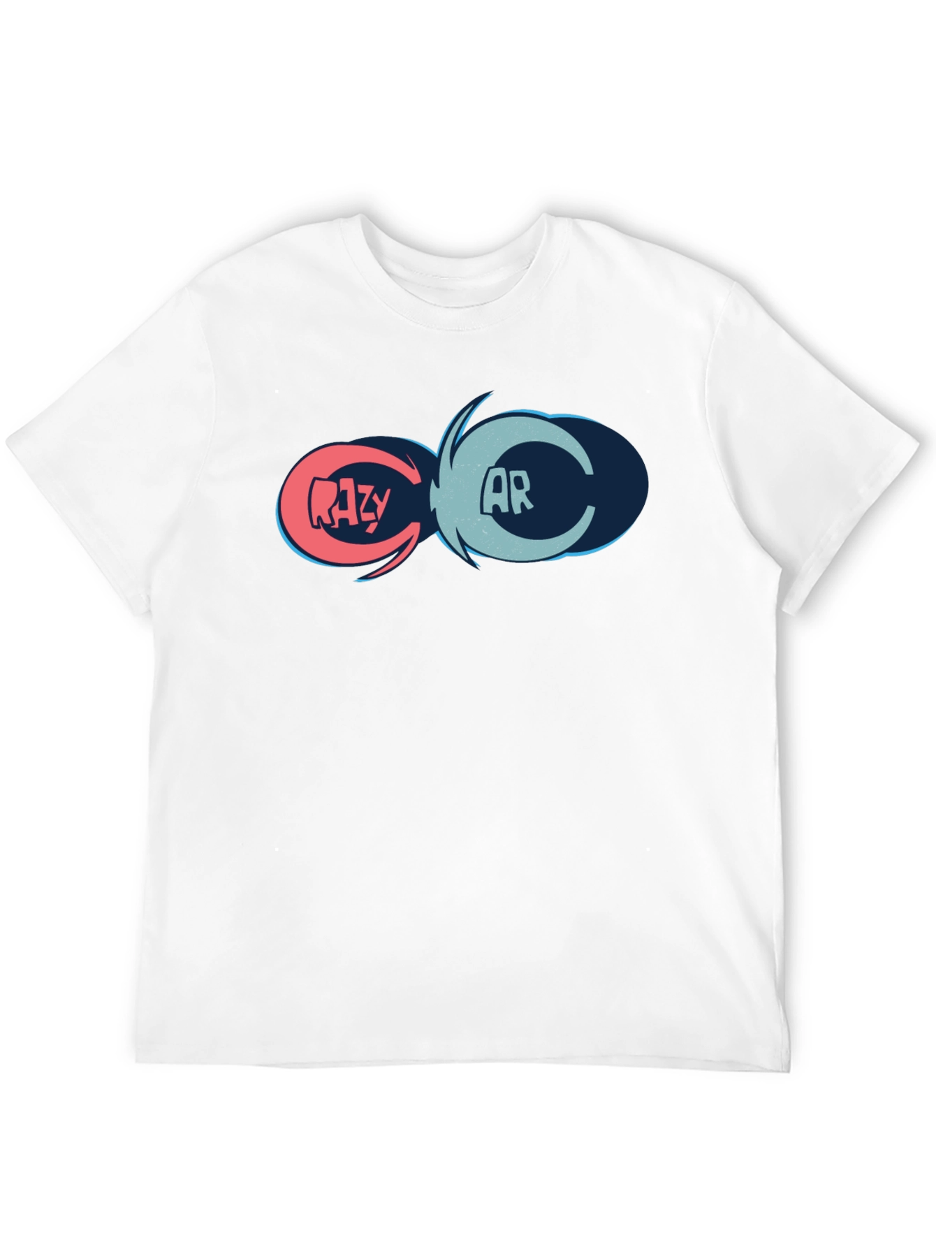 Black Crazy Car Graphic Tee - Black Cotton Blend Shirt view 12