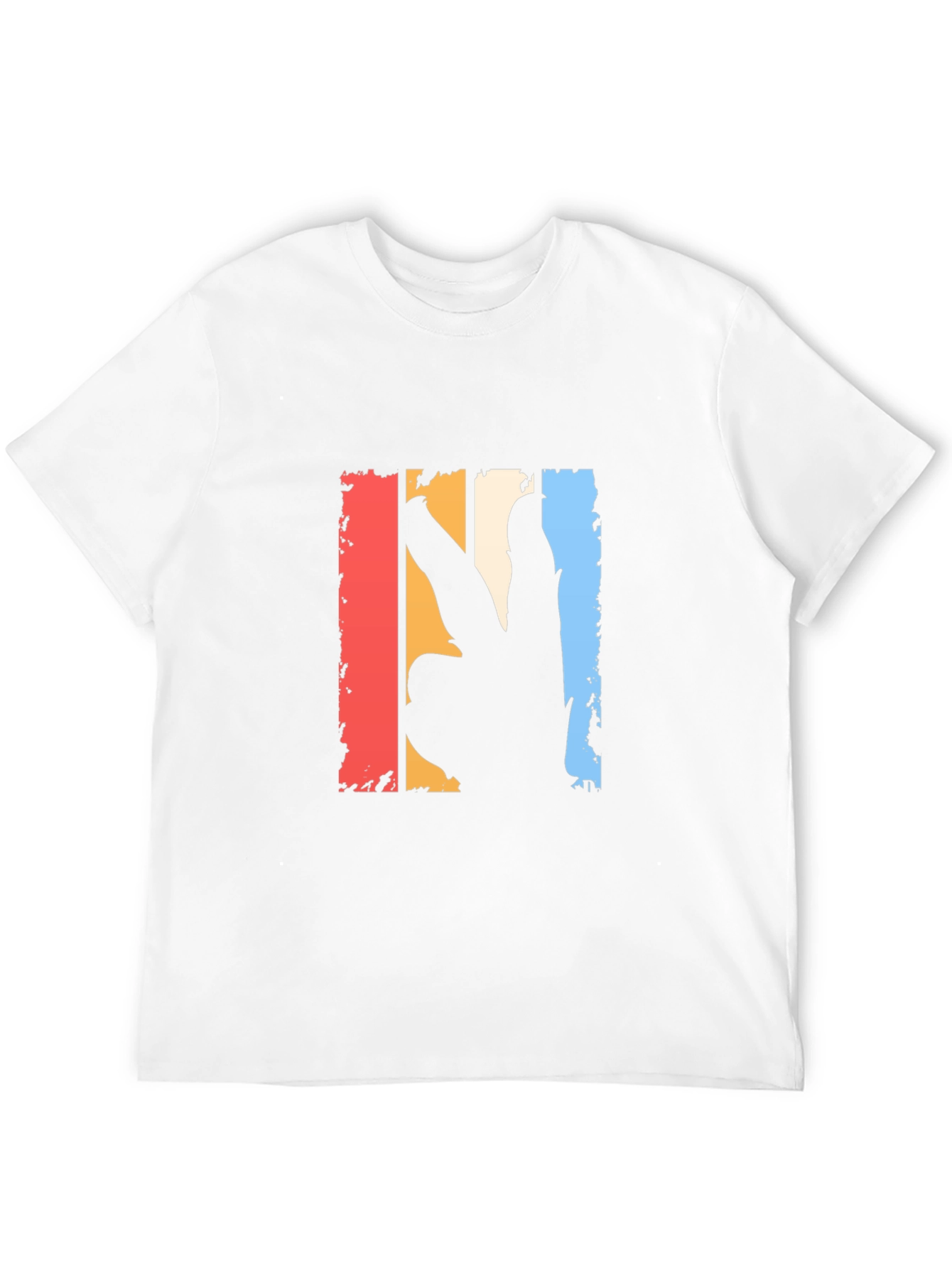 Black Retro Peace Sign Graphic T-Shirt - Black view 12