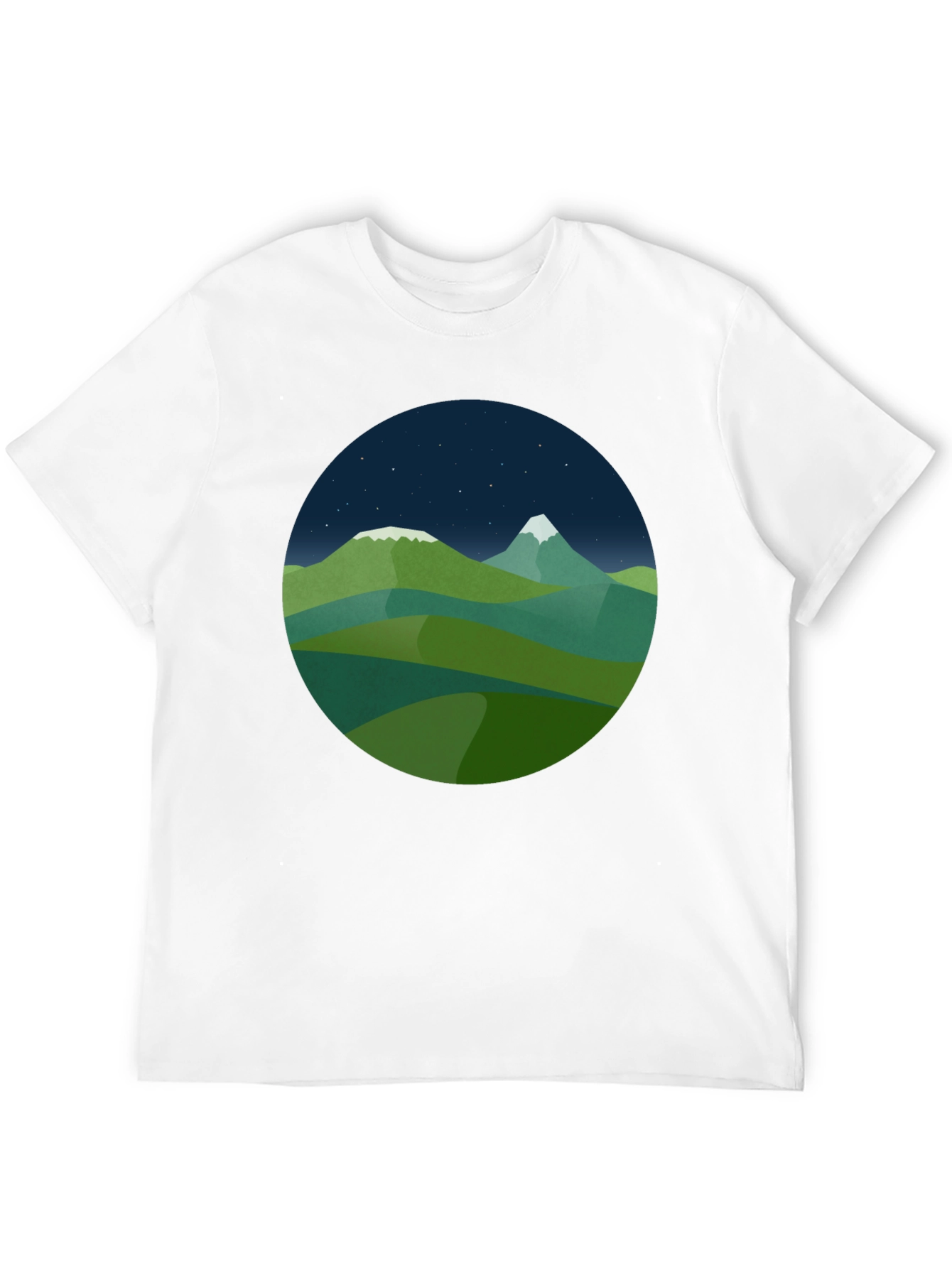 Black Mountain Vista Graphic Tee - Black Cotton Blend view 12