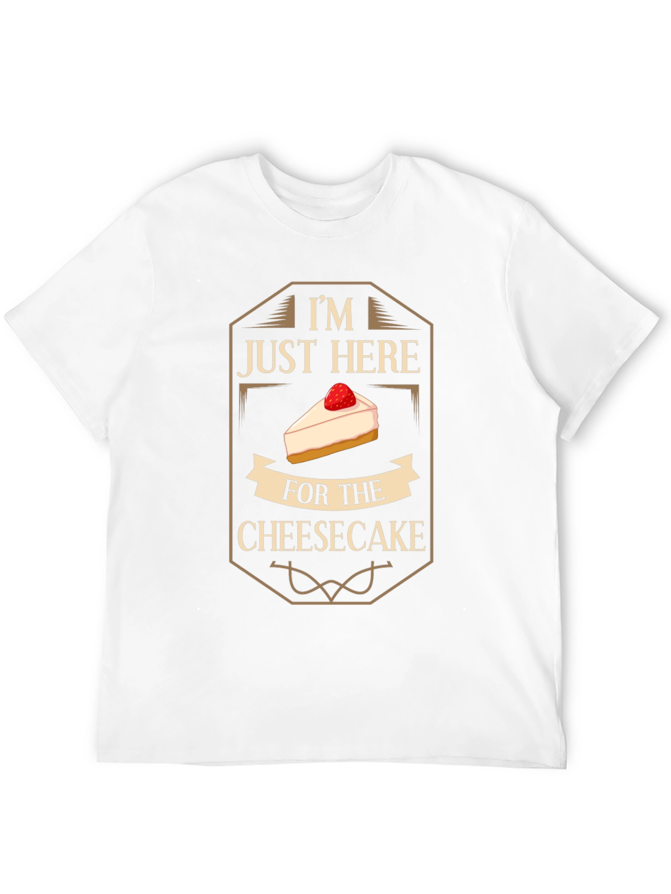 Black Cheesecake Lover T-Shirt - Funny Dessert Tee view 12
