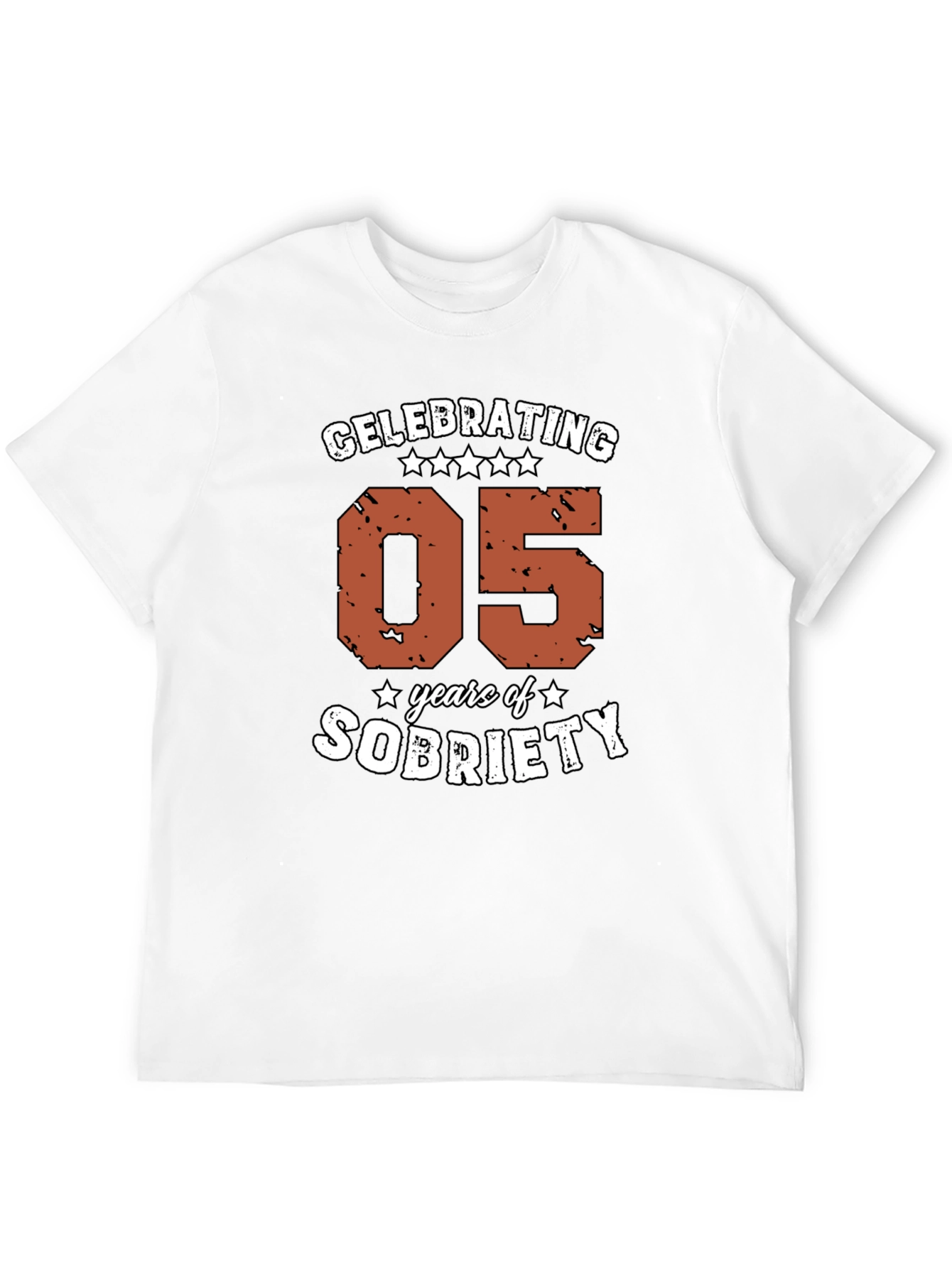 Black Celebrating 05 Years of Sobriety T-Shirt view 12