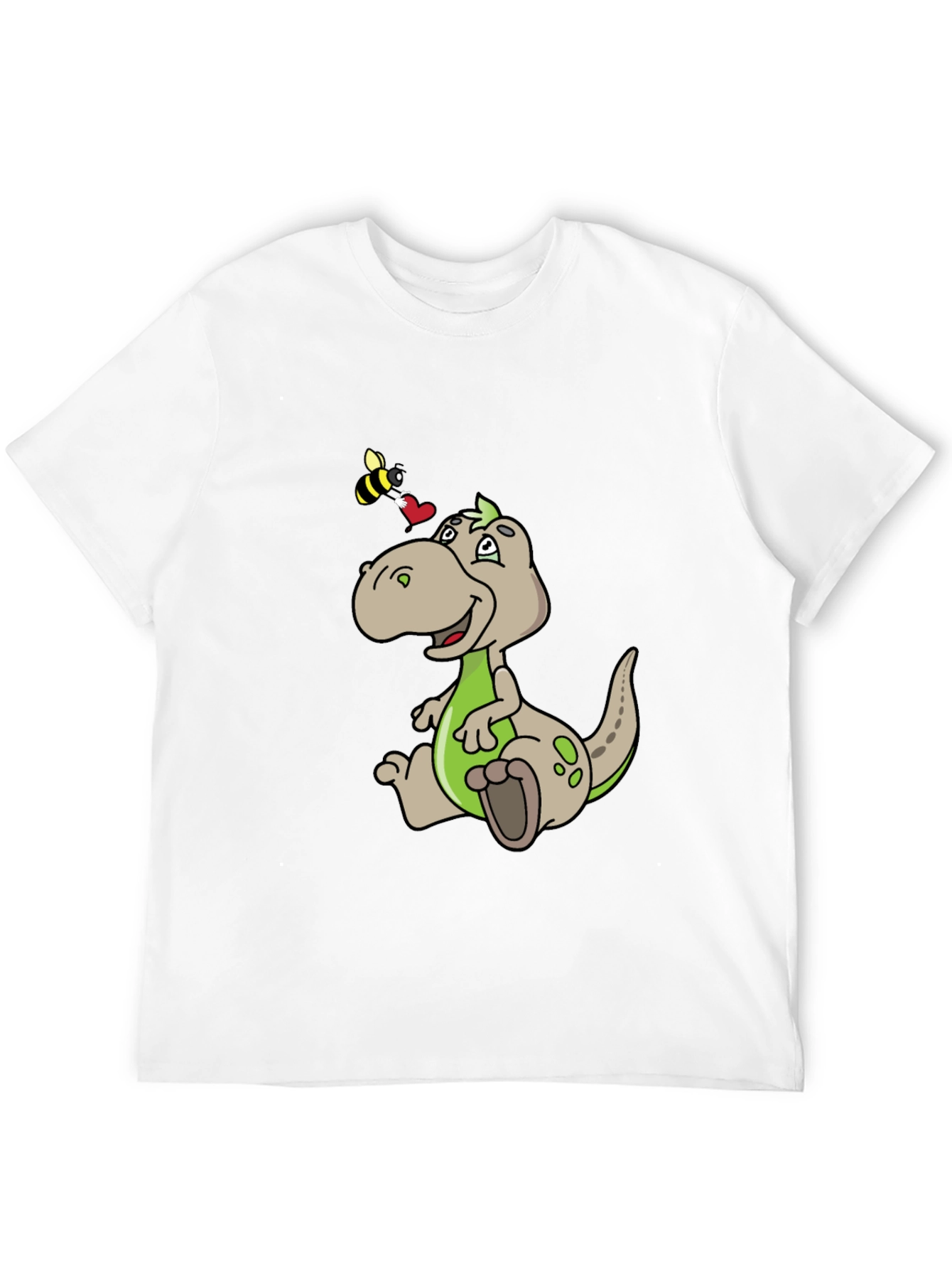 Black Dino and Bee Graphic Tee view 12