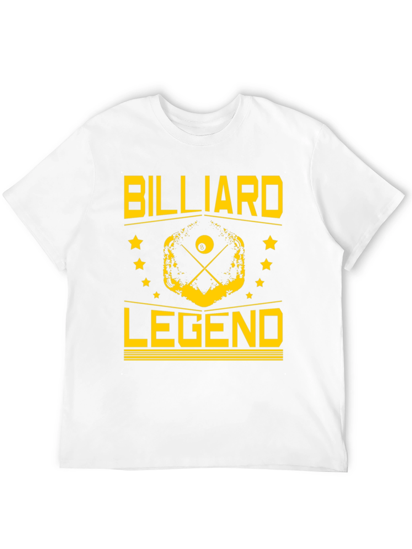 Billiard Legend Black Graphic Tee - 12