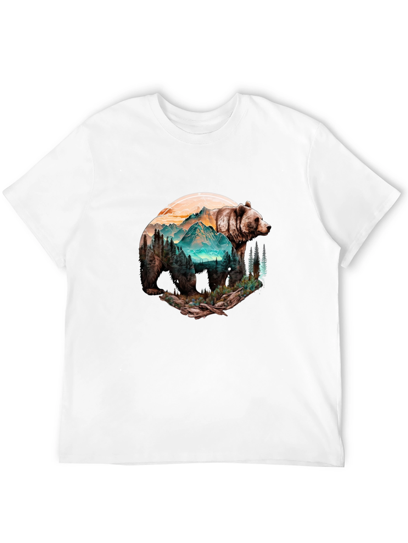 Bear Mountain Graphic Black T-Shirt - 12
