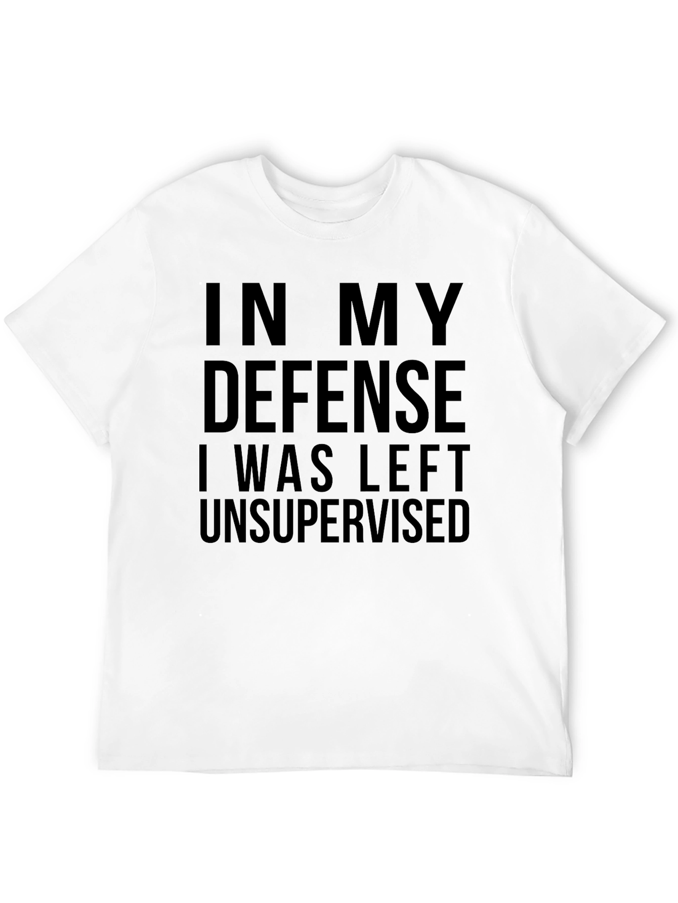 Black In My Defense Unsupervised Graphic Tee view 12