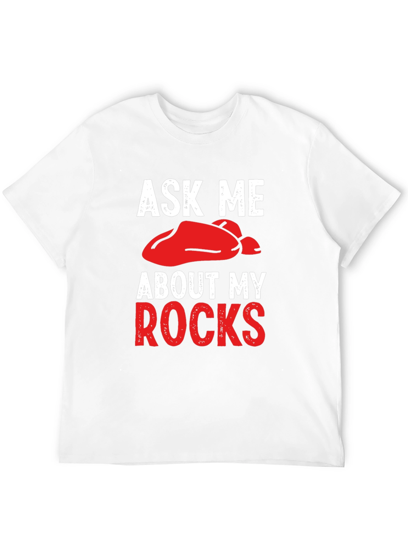 Black Ask Me About My Rocks T-Shirt view 12