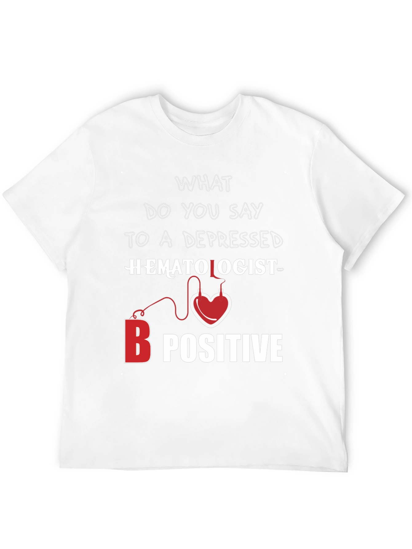 Black Hematologist B Positive T-Shirt view 12