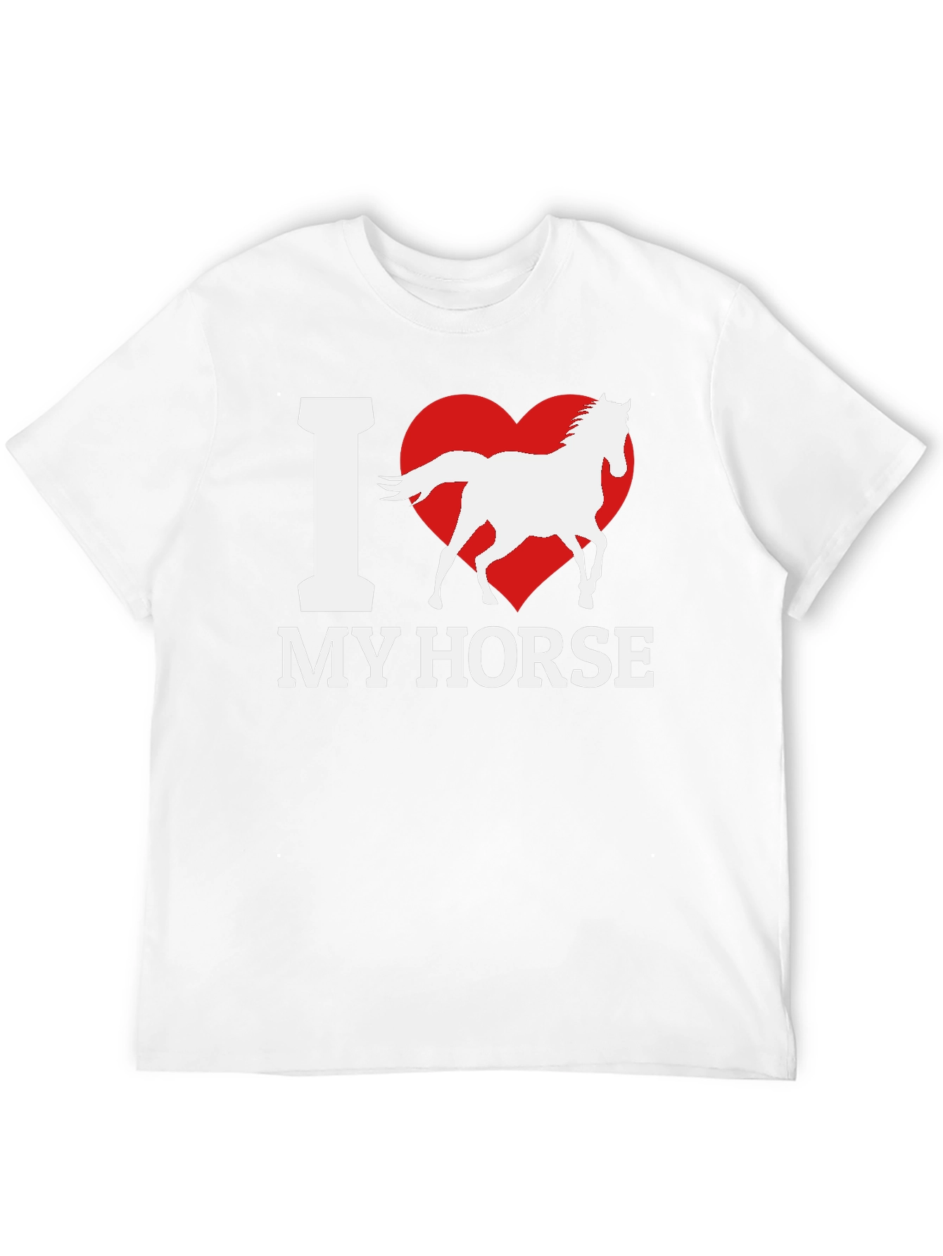 Black I Heart My Horse T-Shirt - Stylish Equestrian Tee view 12