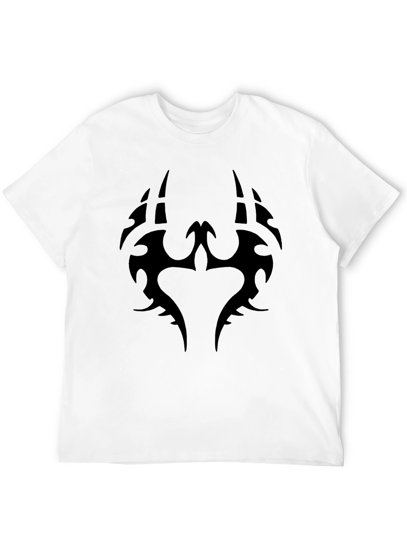 Black Men's Black Tribal Graphic T-Shirt view 12