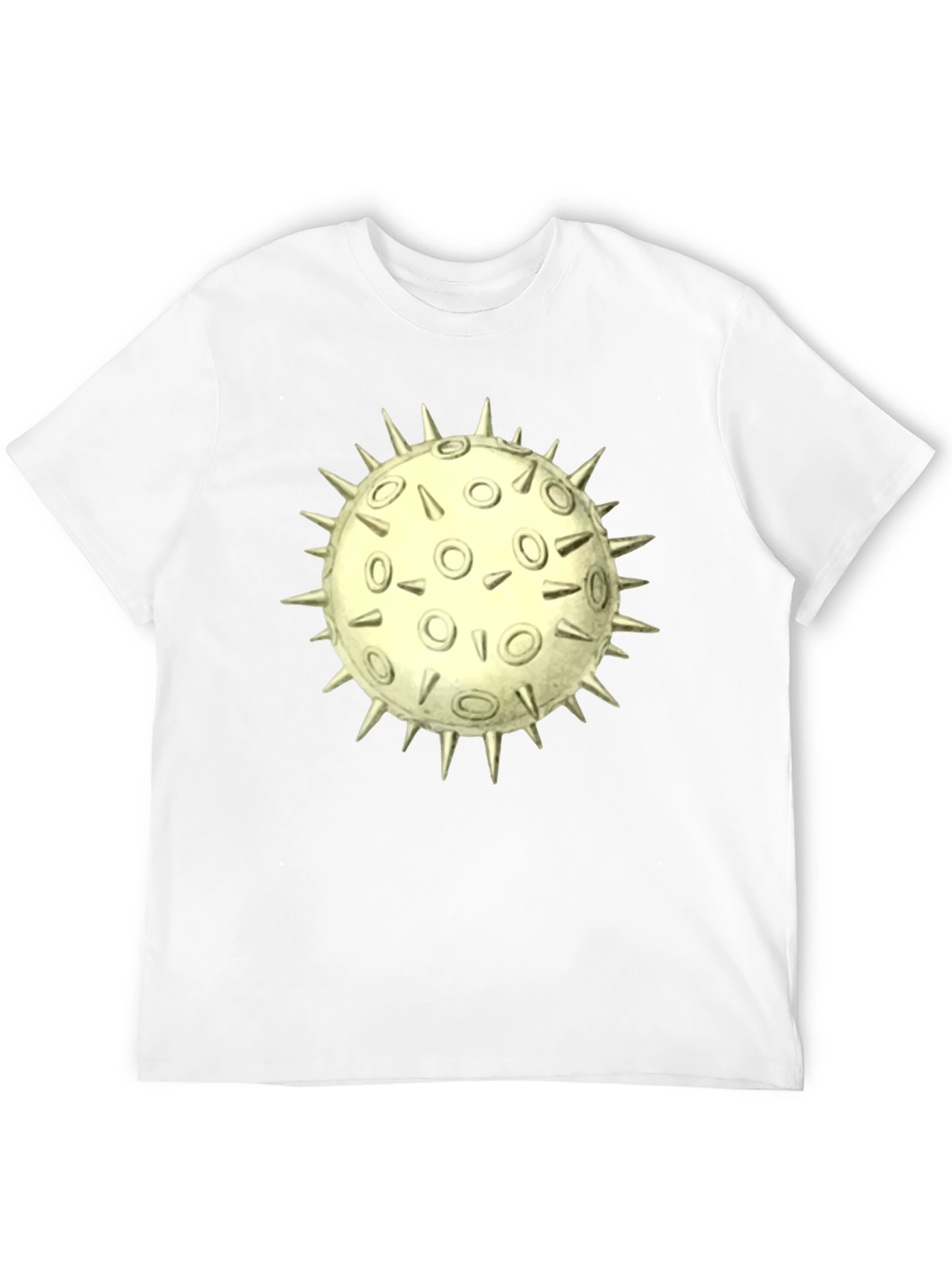 Black Spiky Orb Graphic T-Shirt view 12