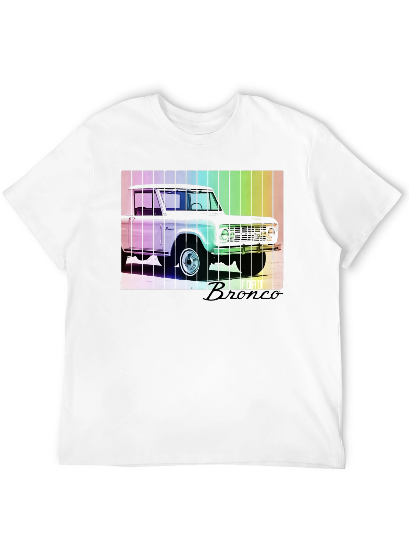 Black Retro Ford Bronco Graphic Tee view 12