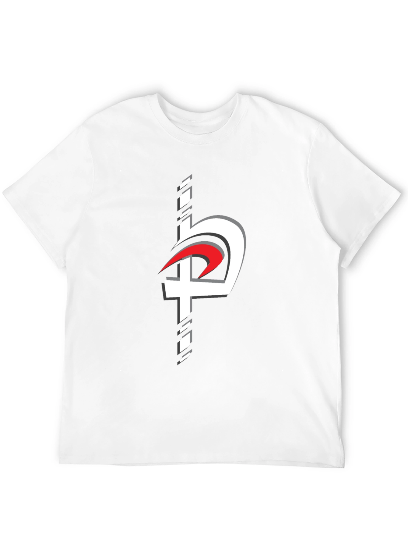 Black Modern Graphic Print Black T-Shirt view 12